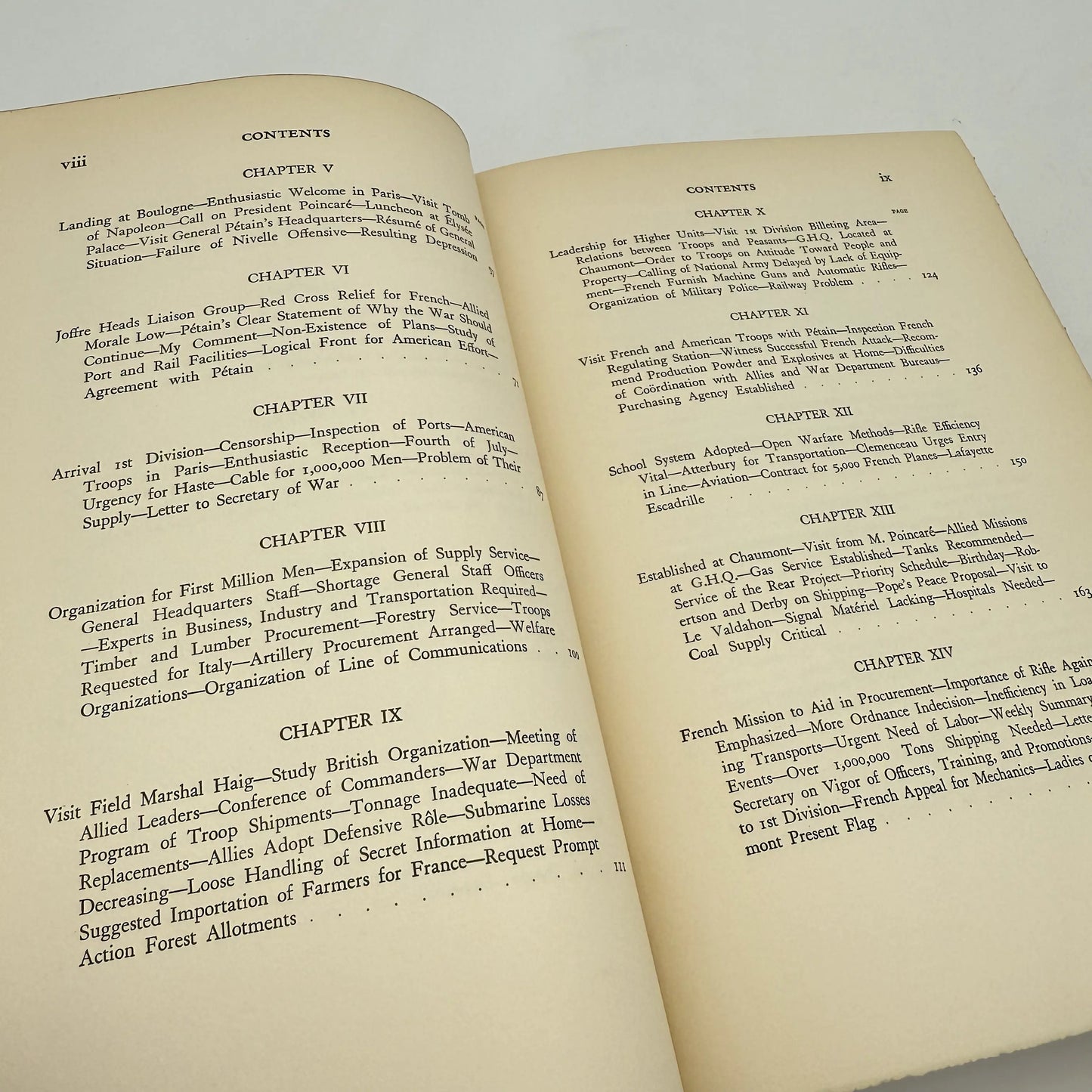 "My Experiences in the World War" by John J. Pershing — 1921 — Two Volume Set
