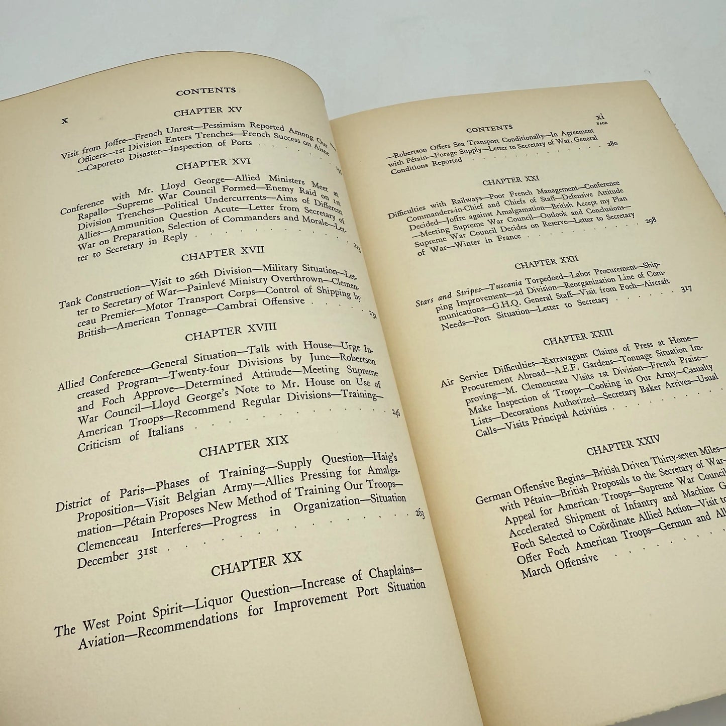 "My Experiences in the World War" by John J. Pershing — 1921 — Two Volume Set