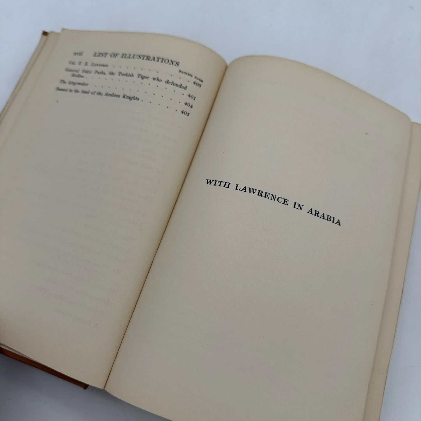 With Lawrence in Arabia — Lowell Thomas — 1924