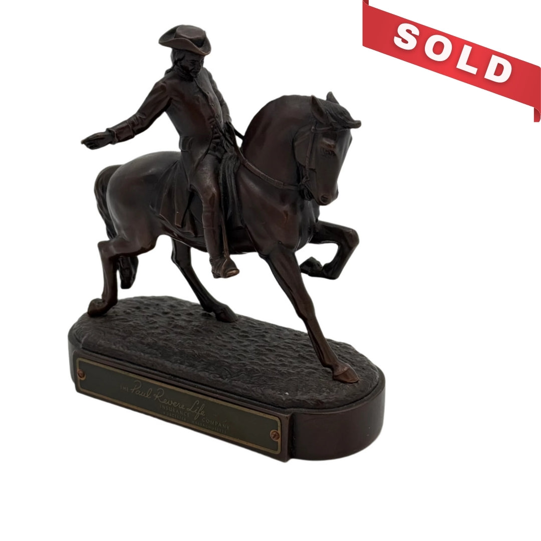 Paul Revere Desk Statue