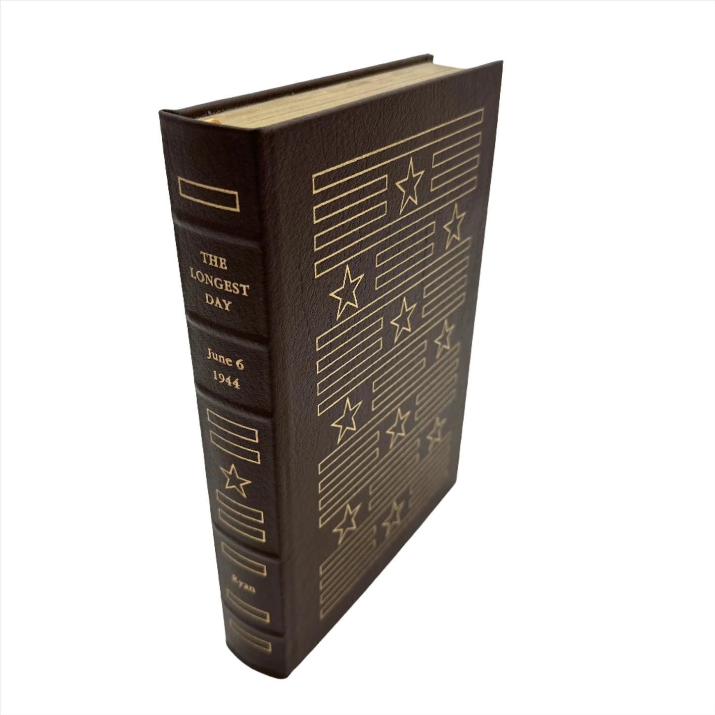 "The Longest Day: June 6, 1944" — Cornelius Ryan — Leather-bound, gilt-edged Easton Press edition