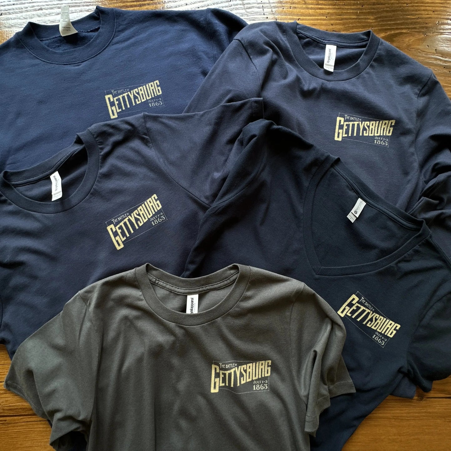 "The Battle of Gettysburg" Shirts from The History List store