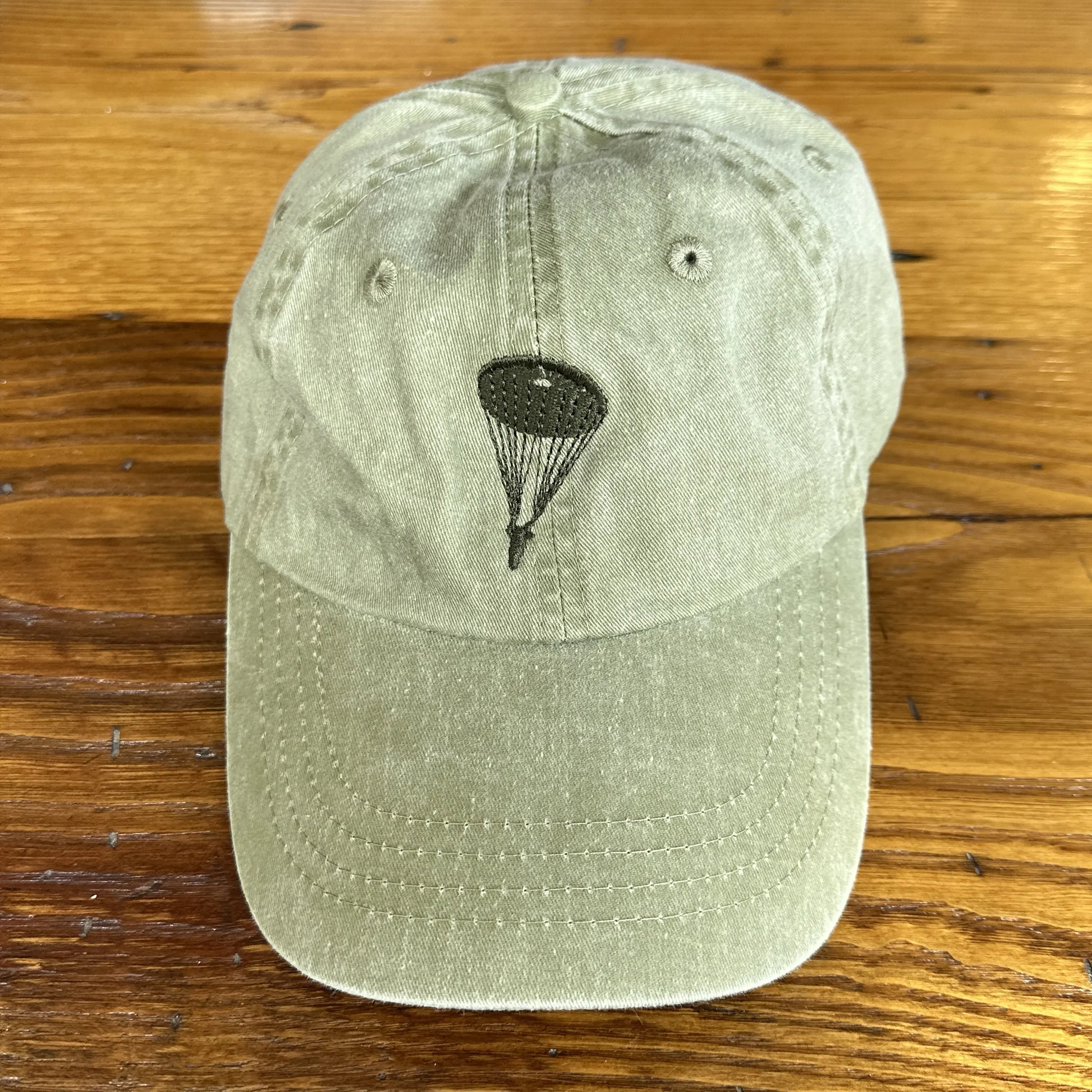 D-Day cap with WWII paratrooper from The History List store in Khaki