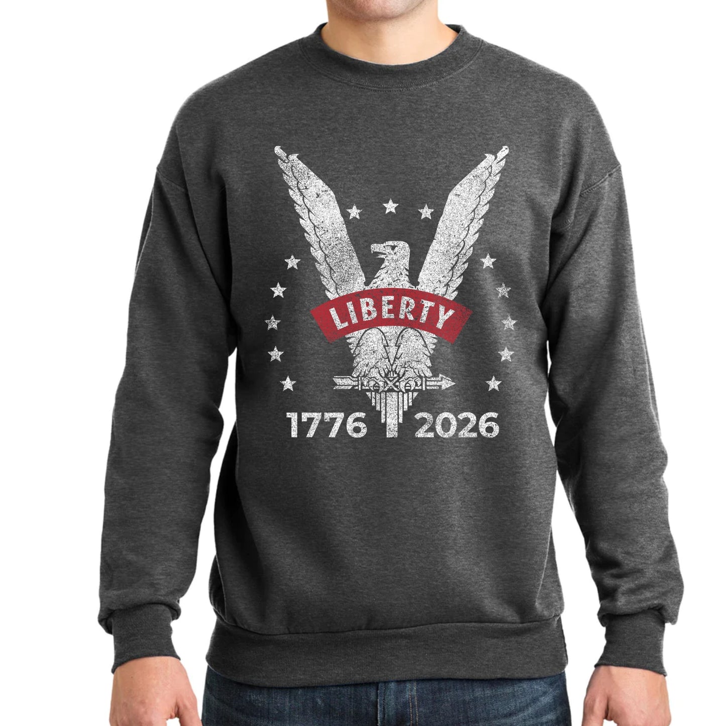 Liberty Eagle — 1776 - 2026 Crewneck Sweatshirt
