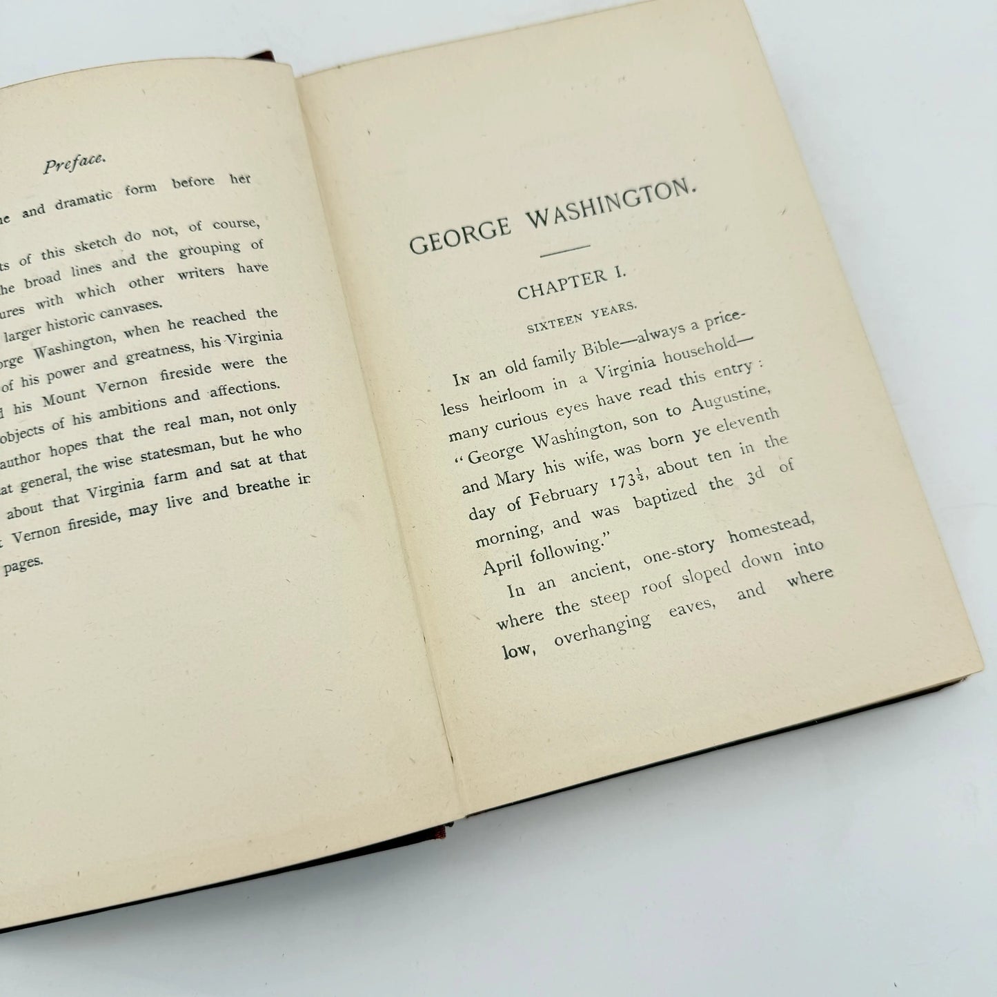 Six books about the life of George Washington from 1887 to 1953 — For young adult readers