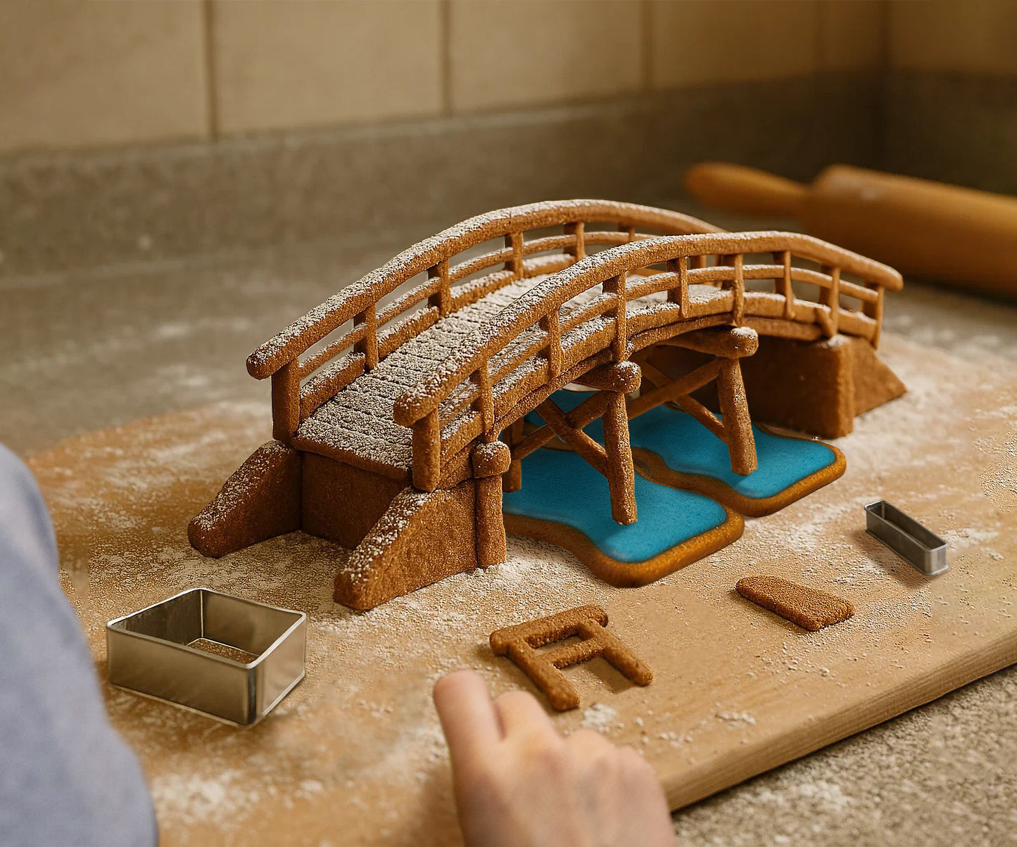 Patriots' Day North Bridge Gingerbread Kit — Special Edition for the 250th!