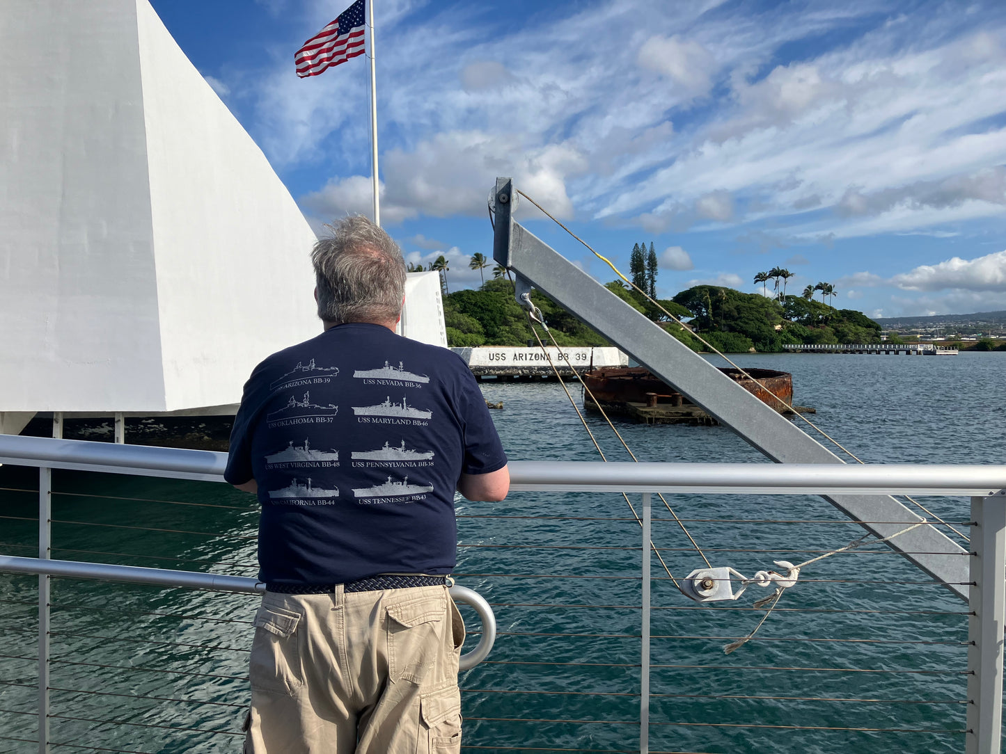 Pearl Harbor "Battleship Row" Made in America Shirt