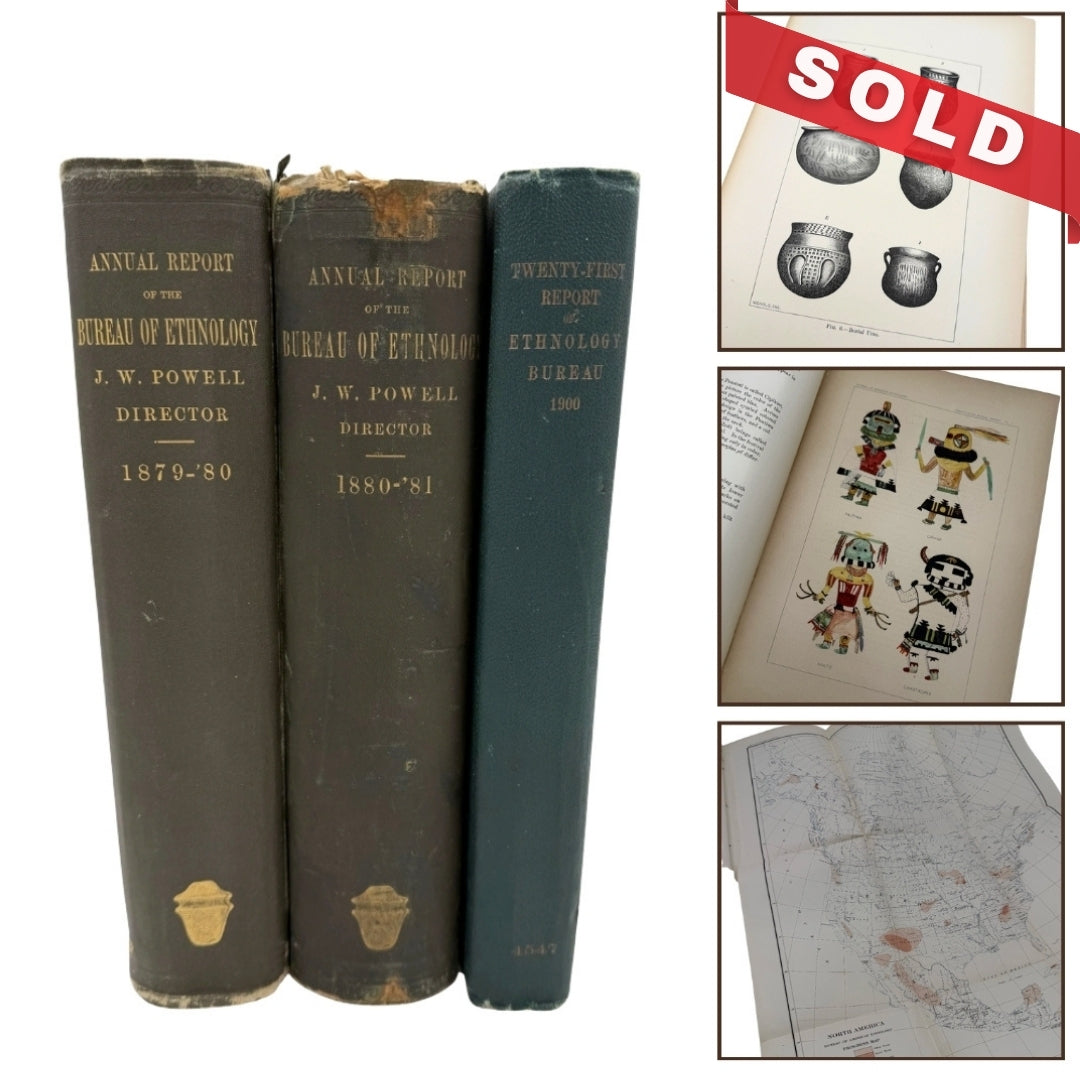 Annual reports of the Bureau of American Ethnology to the Secretary of the Smithsonian Institution — Three Volumes