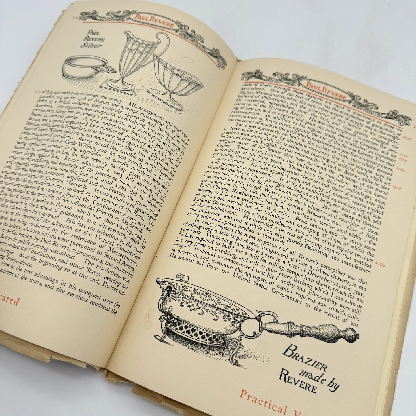 Georgian and Paul Revere Colonial Series from The Towle Mfg. Company Silversmiths — 1899 and 1901