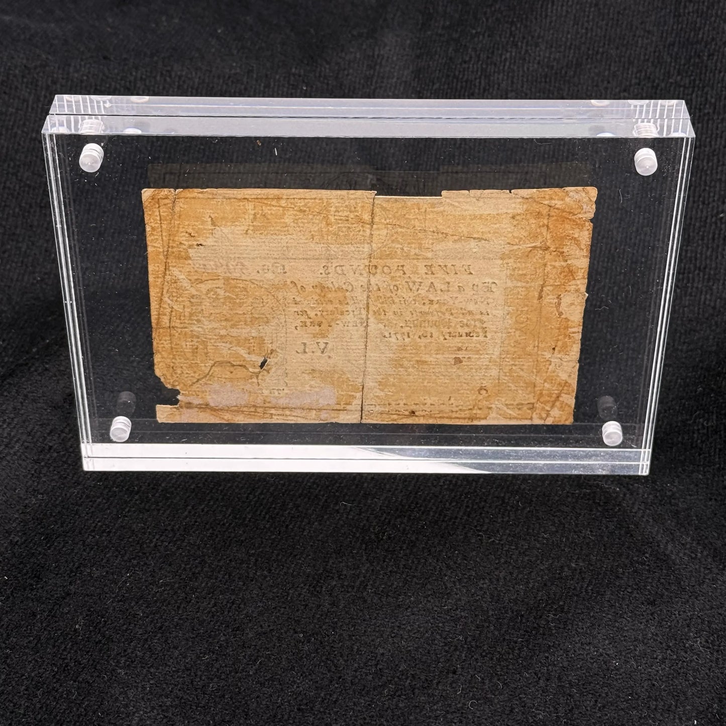 New York Five Pound Note — February 16, 1771
