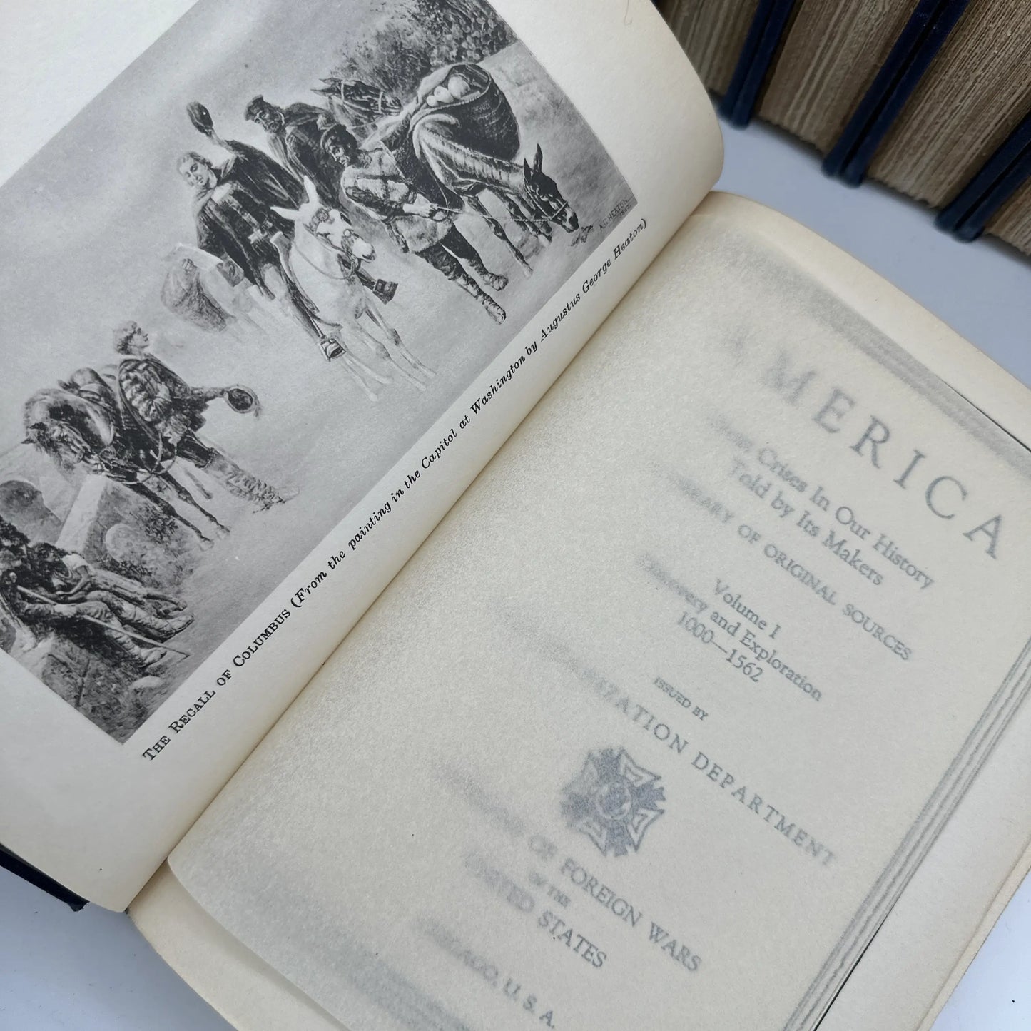 12-volume set, "America: Great Crises In Our History Told by Its Makers" — Complete set in excellent condition