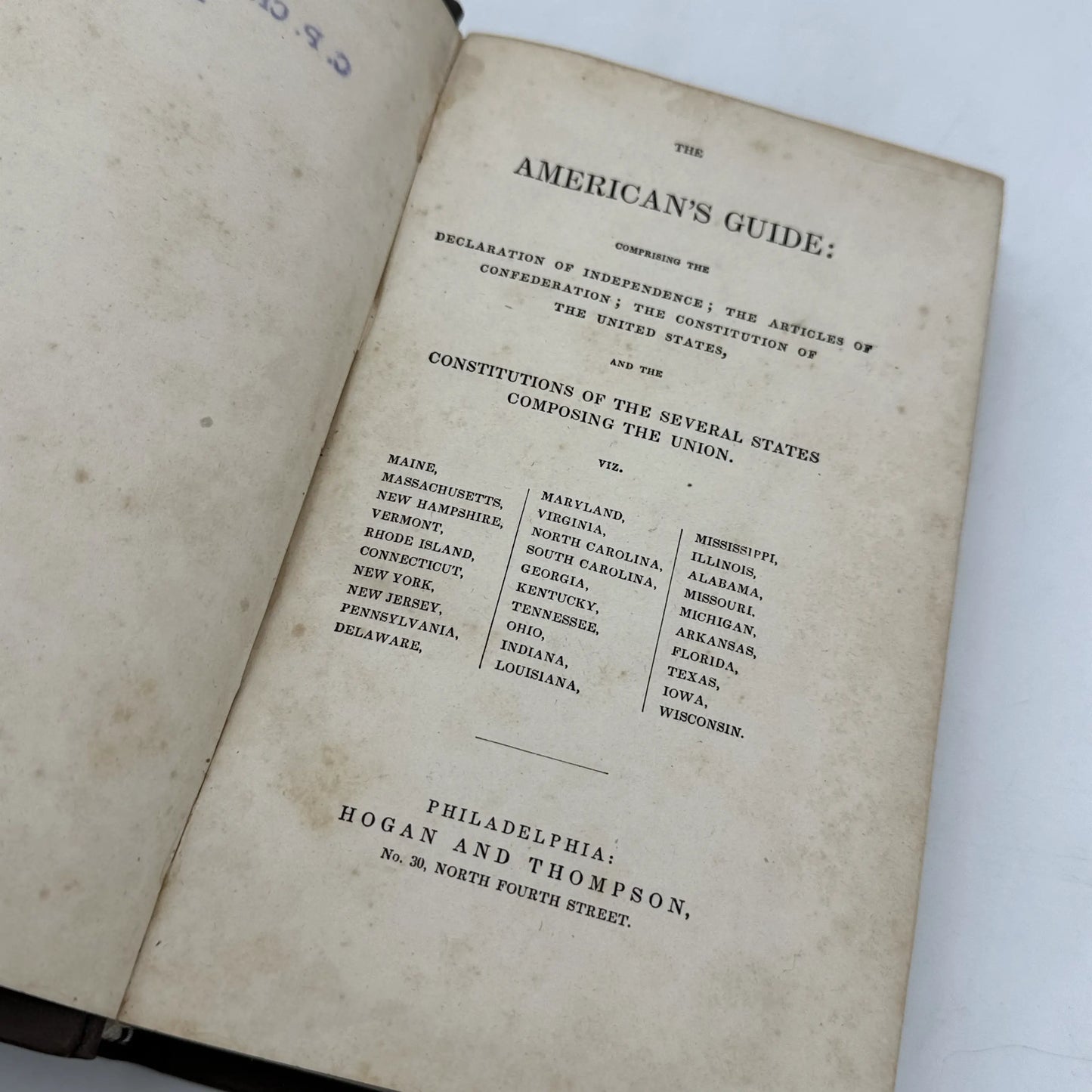 The American's Guide Comparing Declaration, Articles of Confederation, Constitution of the US