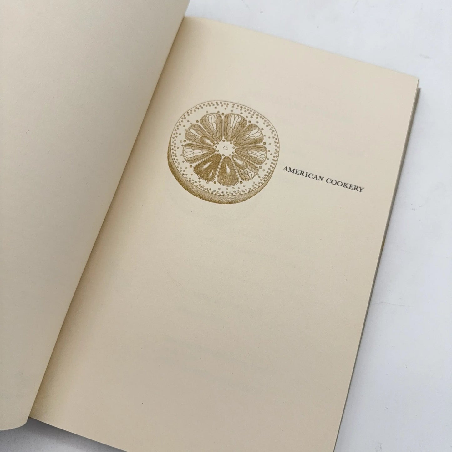 "American Cookery" by Amelia Simmons — First known cookbook written by an American