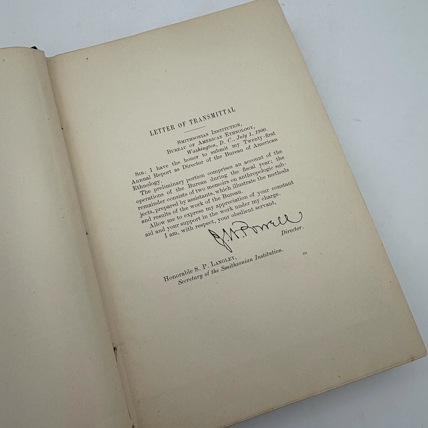 Annual reports of the Bureau of American Ethnology to the Secretary of the Smithsonian Institution — Three Volumes