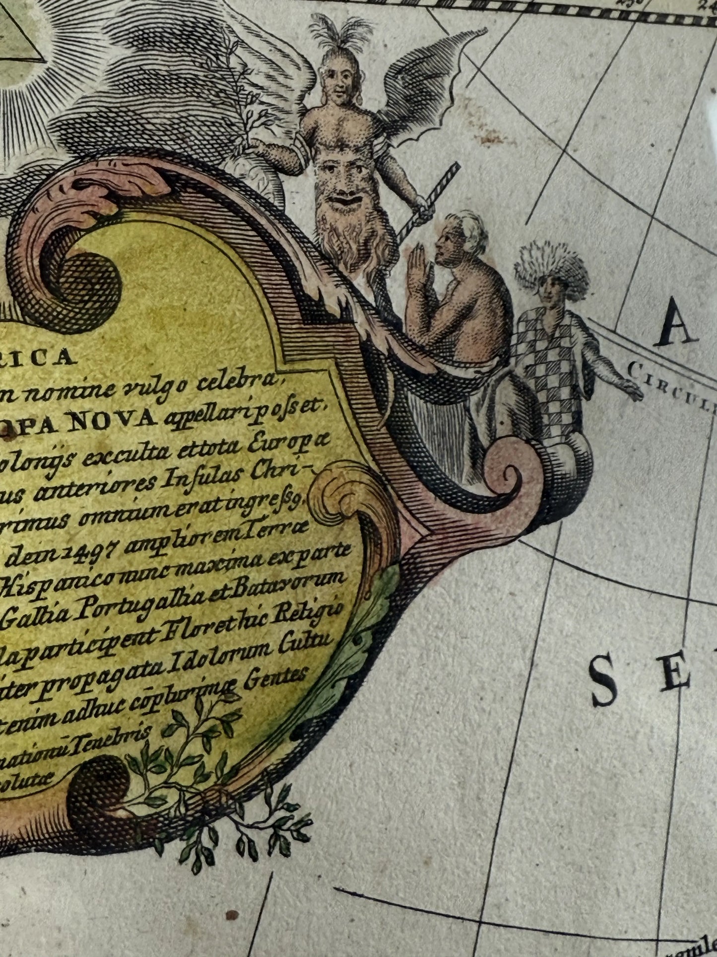 "Totius Americae Septentrionalis et Meridionalis" — Map of America — c1710