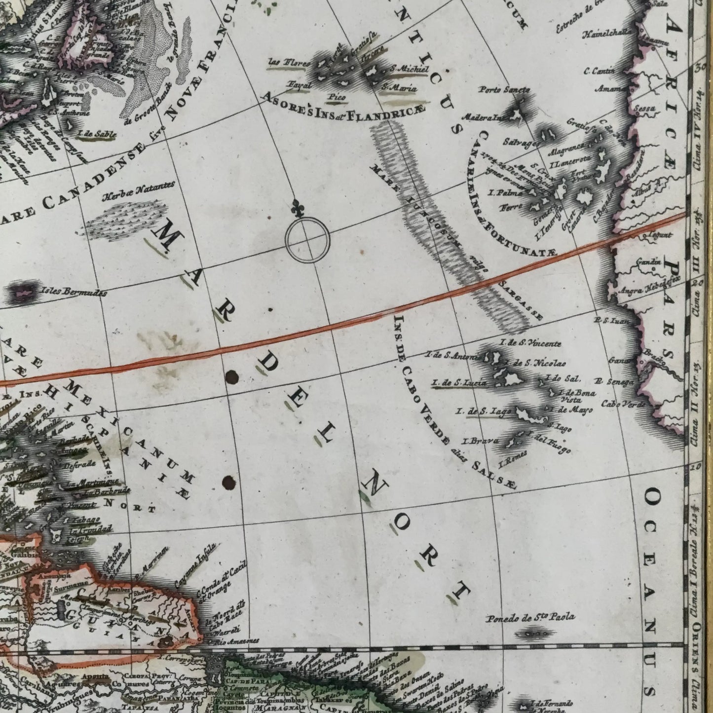 "Totius Americae Septentrionalis et Meridionalis" — Map of America — c1710