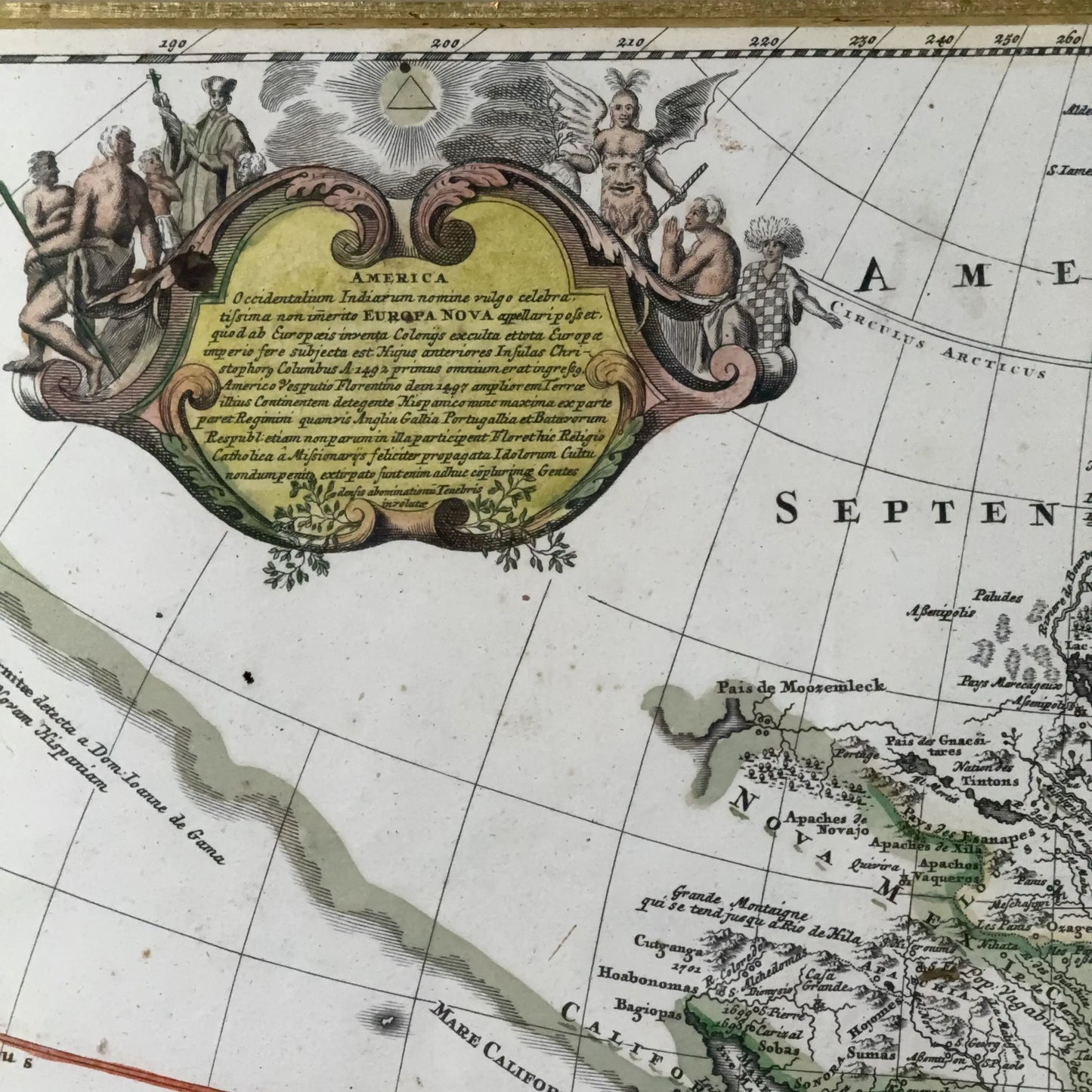 "Totius Americae Septentrionalis et Meridionalis" — Map of America — c1710