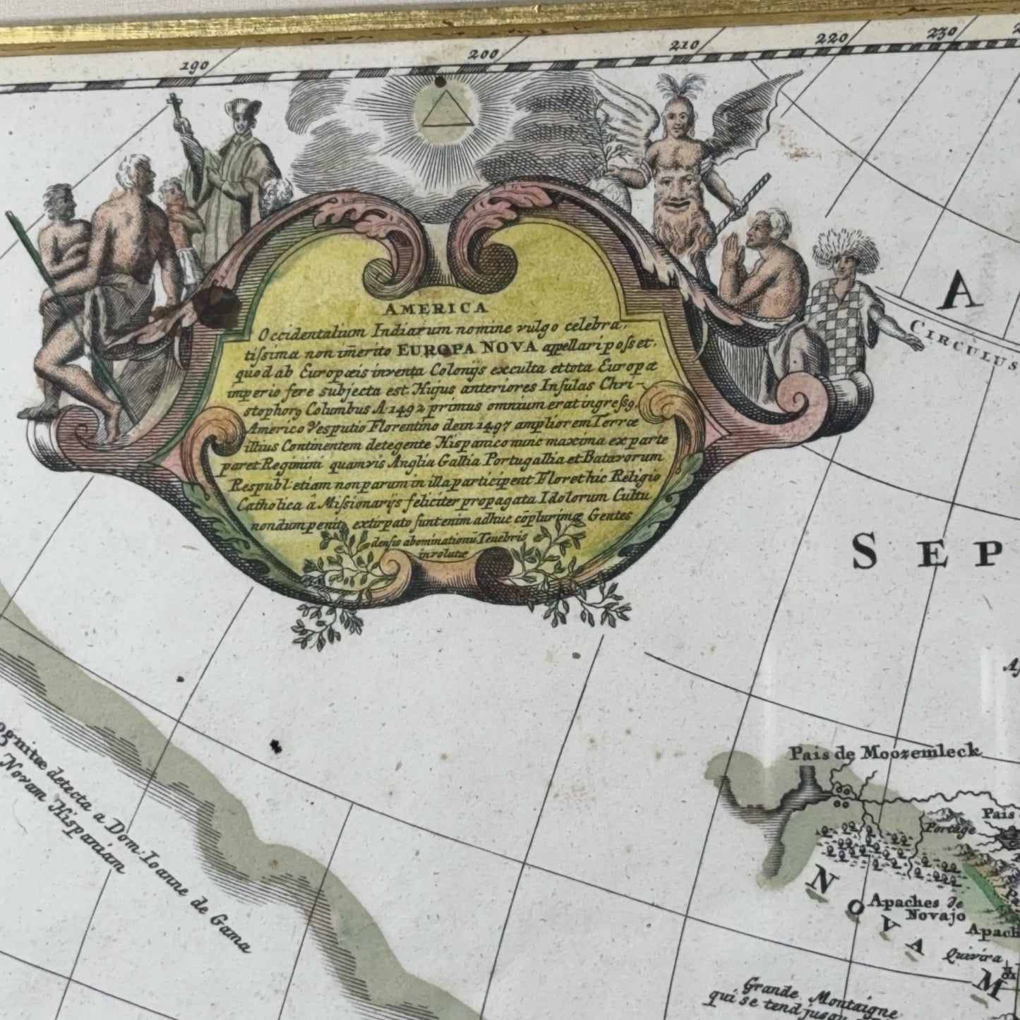 "Totius Americae Septentrionalis et Meridionalis" — Map of America — c1710