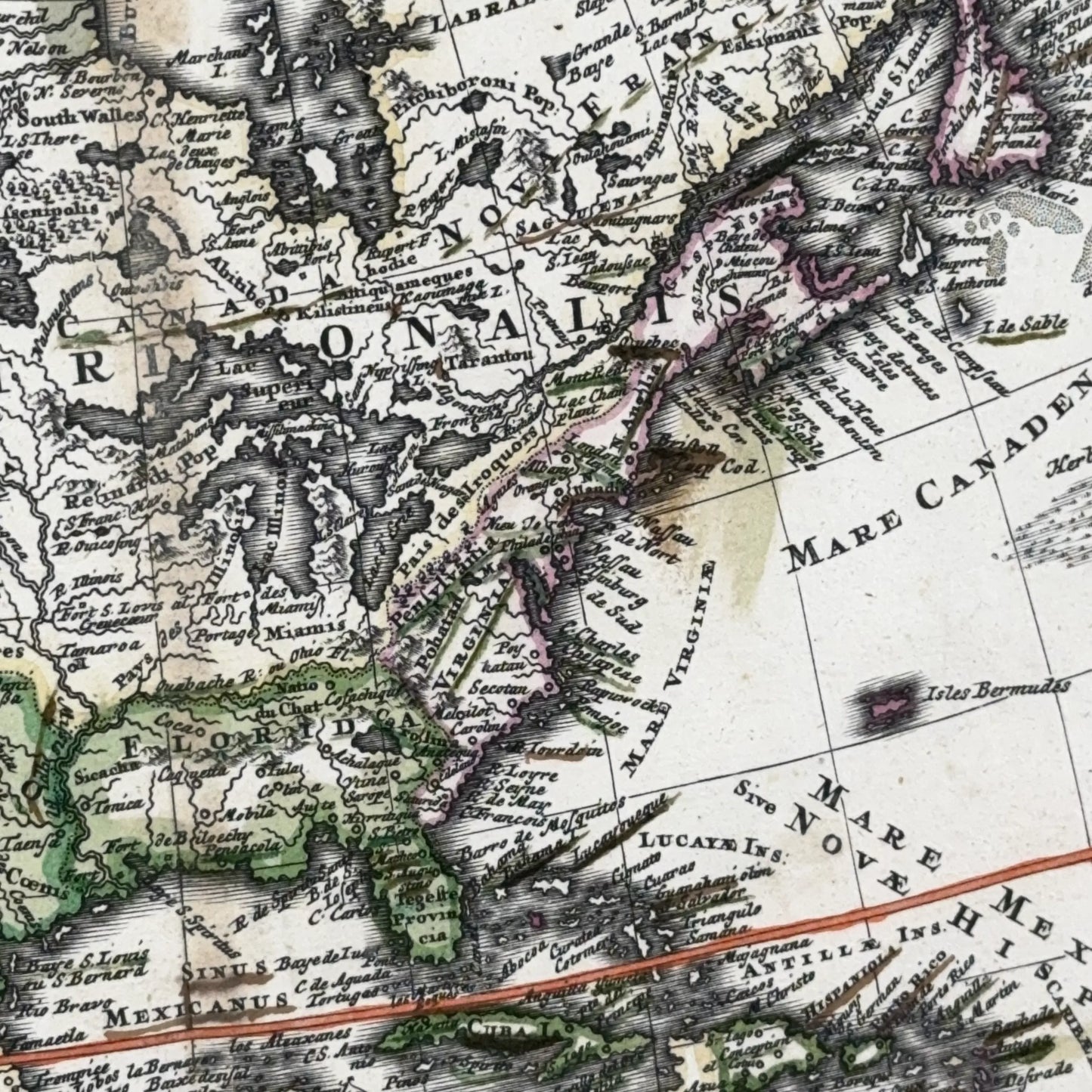 "Totius Americae Septentrionalis et Meridionalis" — Map of America — c1710
