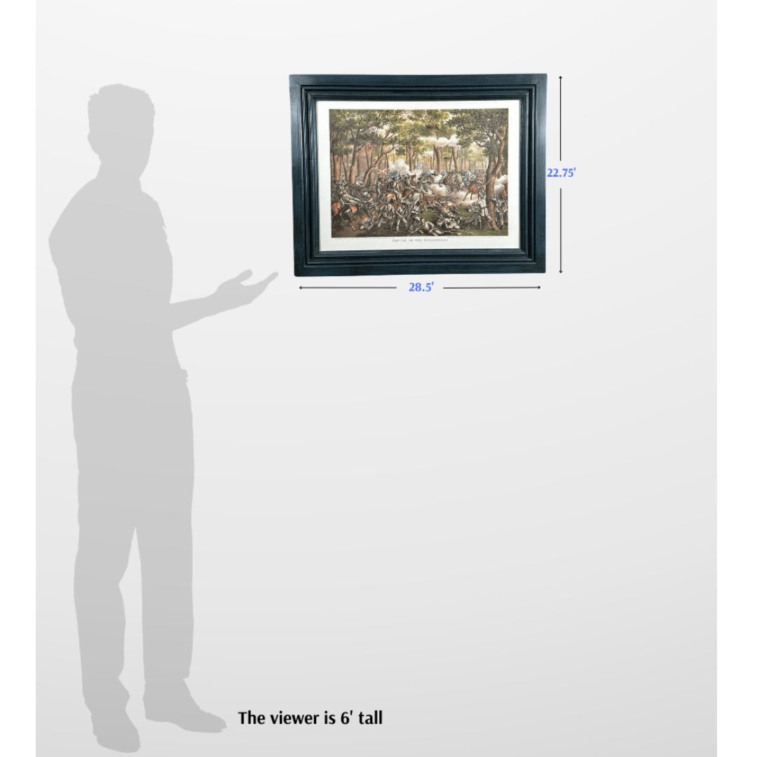 The Battle of the Wilderness - framed print
