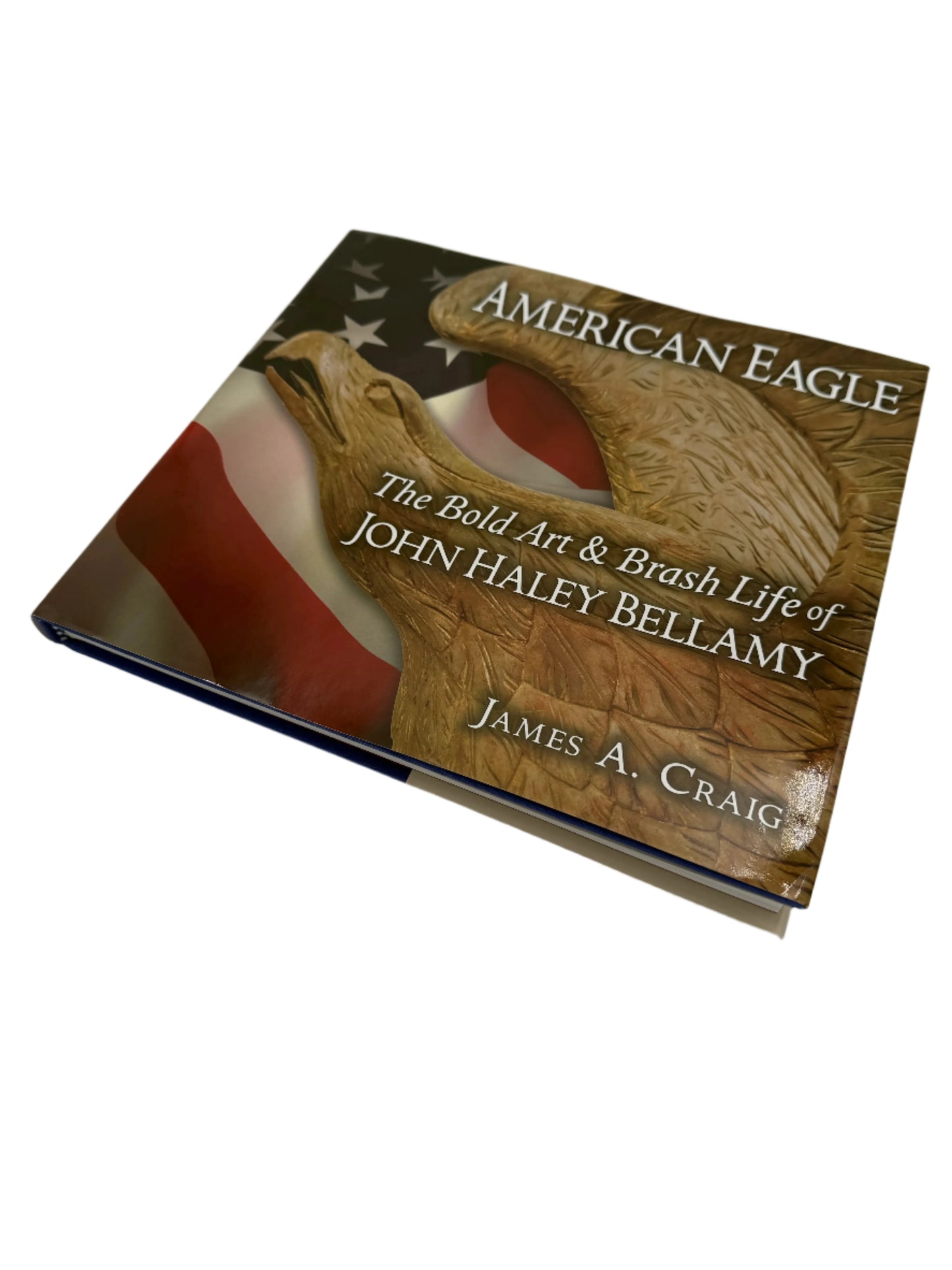 "Louisburg" Large Wooden Eagle — 44" wide — in the style of John Haley Bellamy
