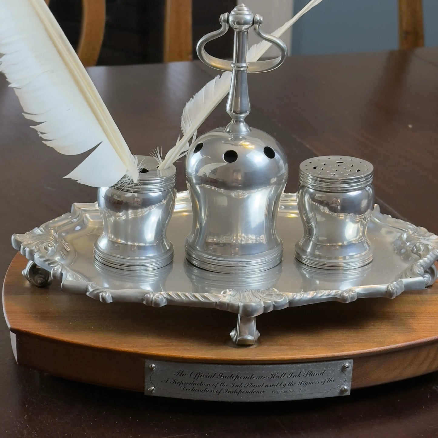 The Syng Inkstand — Official Independence Hall Ink Stand Reproduction for the Bicentennial — Number 371