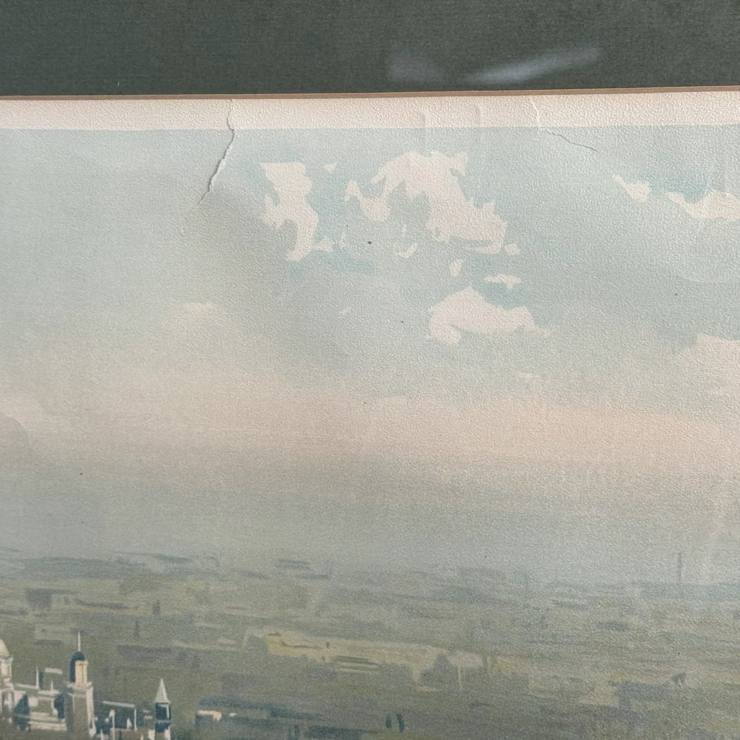 "Official Birds-eye View of the Columbian Exposition; Chicago U.S.A. 1893" — Framed