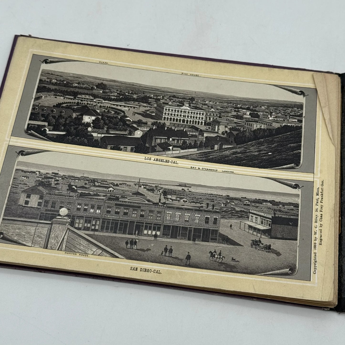 Northern Pacific Tour Panorama — Accordion-fold book — 1888
