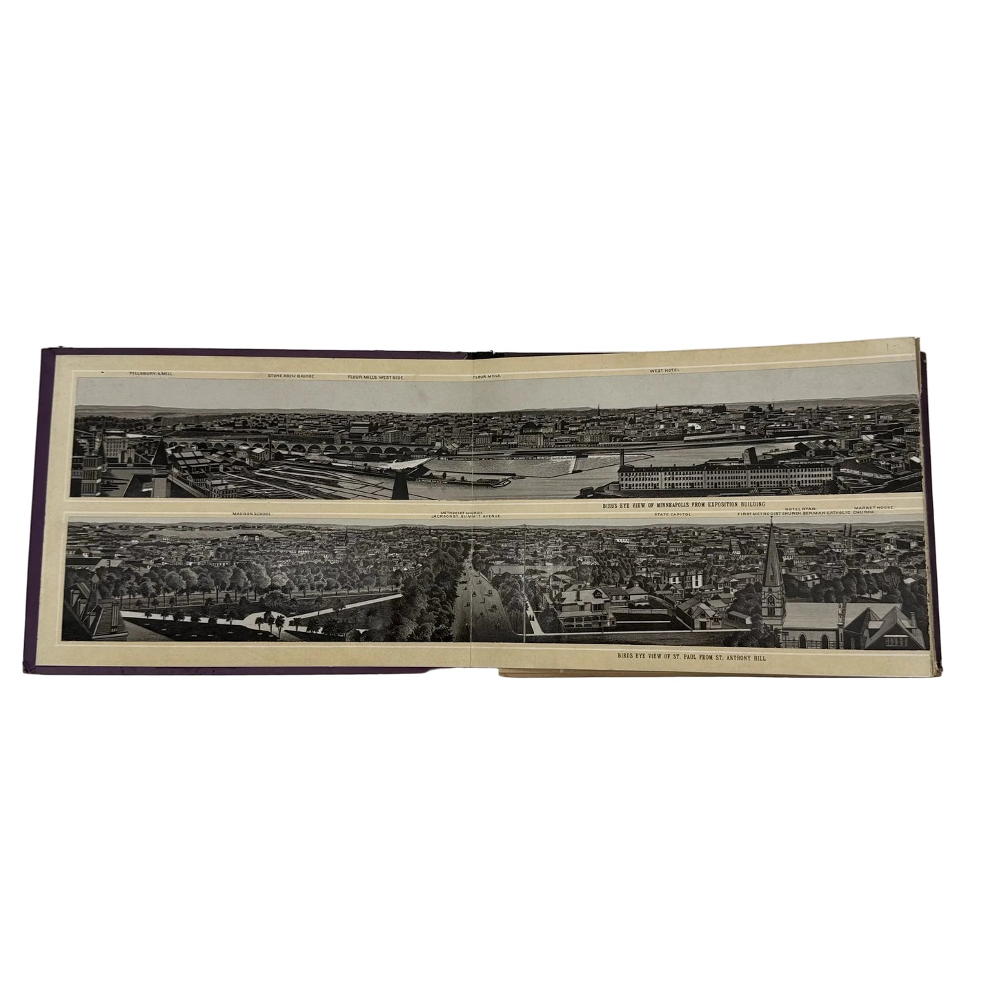 Northern Pacific Tour Panorama — Accordion-fold book — 1888