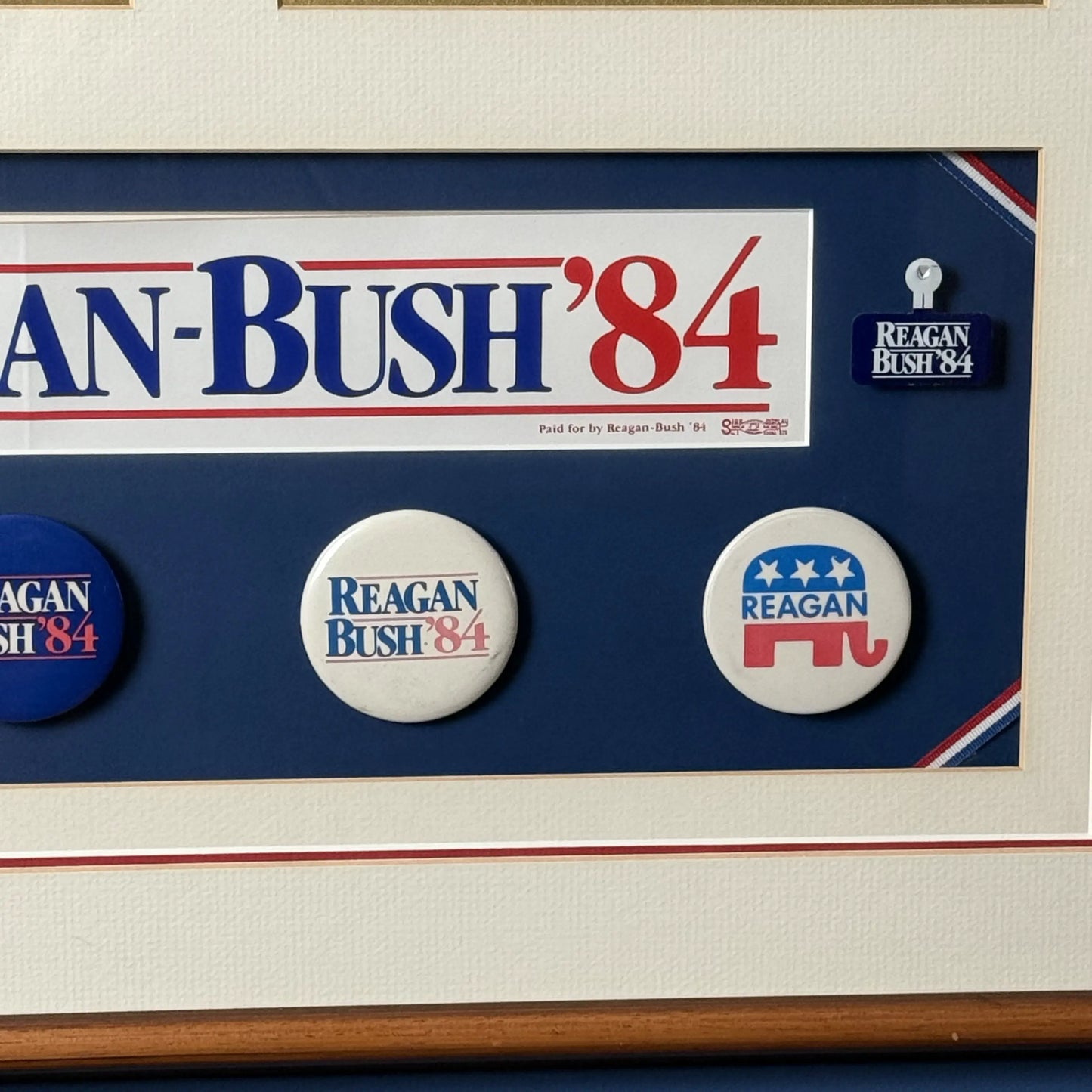 Reagan and Bush Campaign and Inauguration Collection — Framed