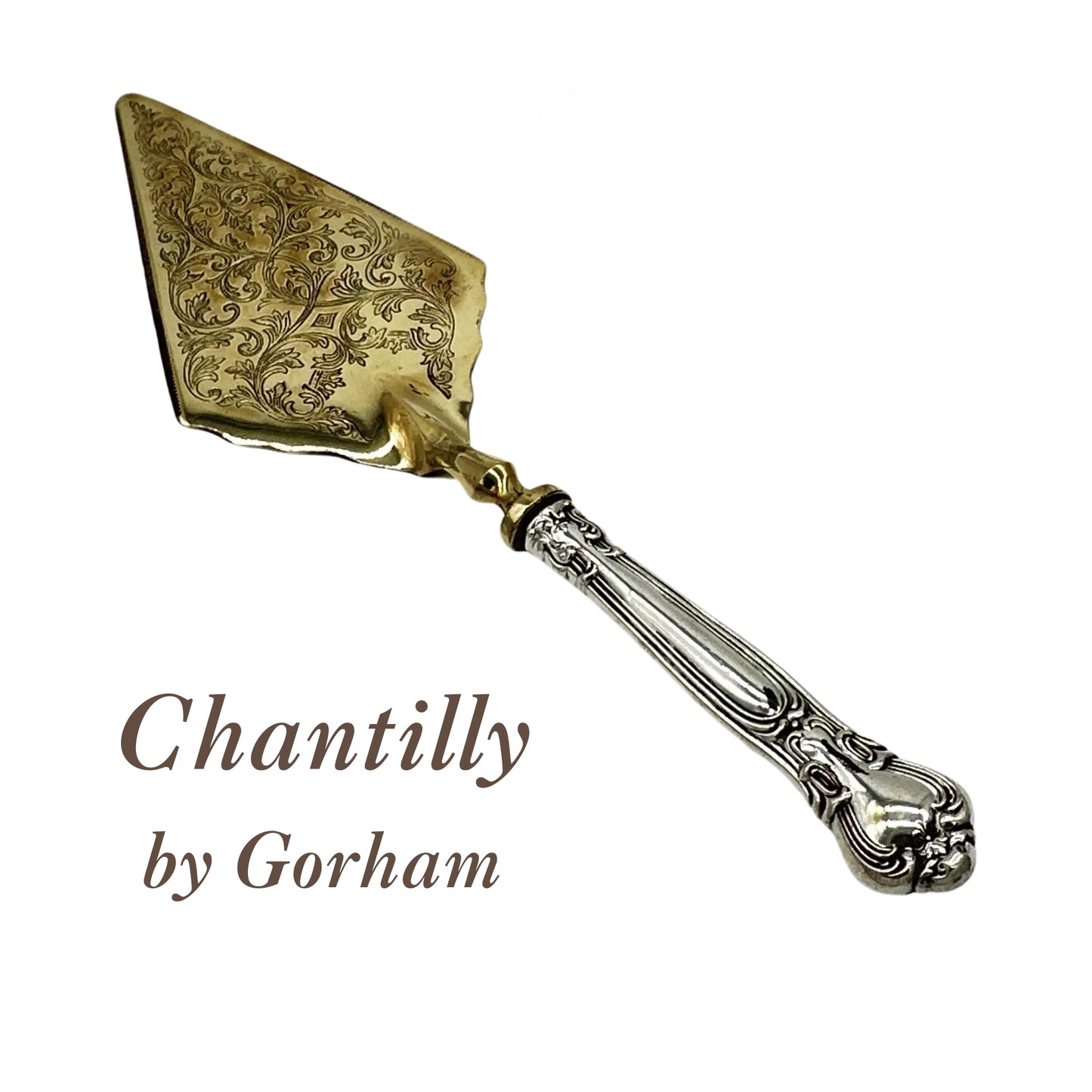 Serving utensils in classic patterns