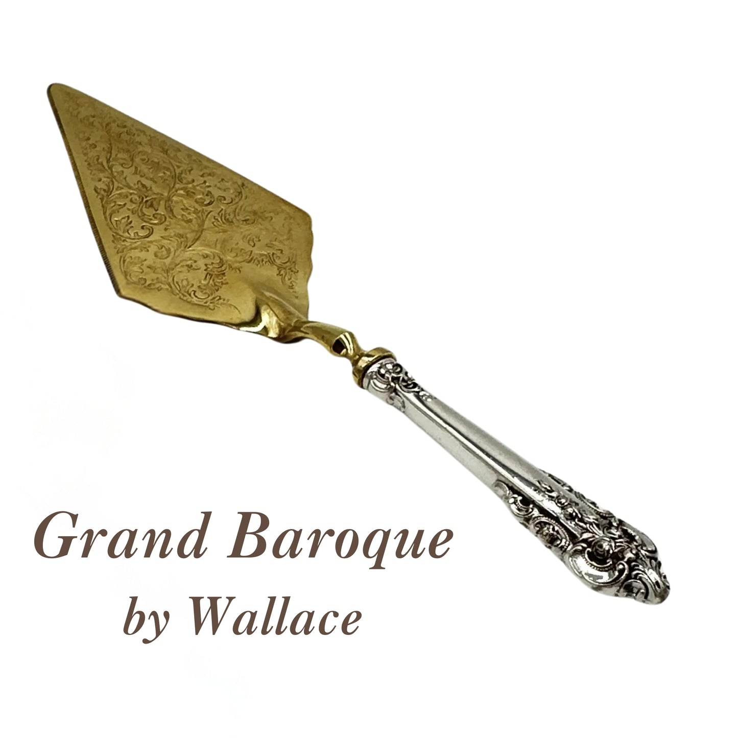 Serving utensils in classic patterns