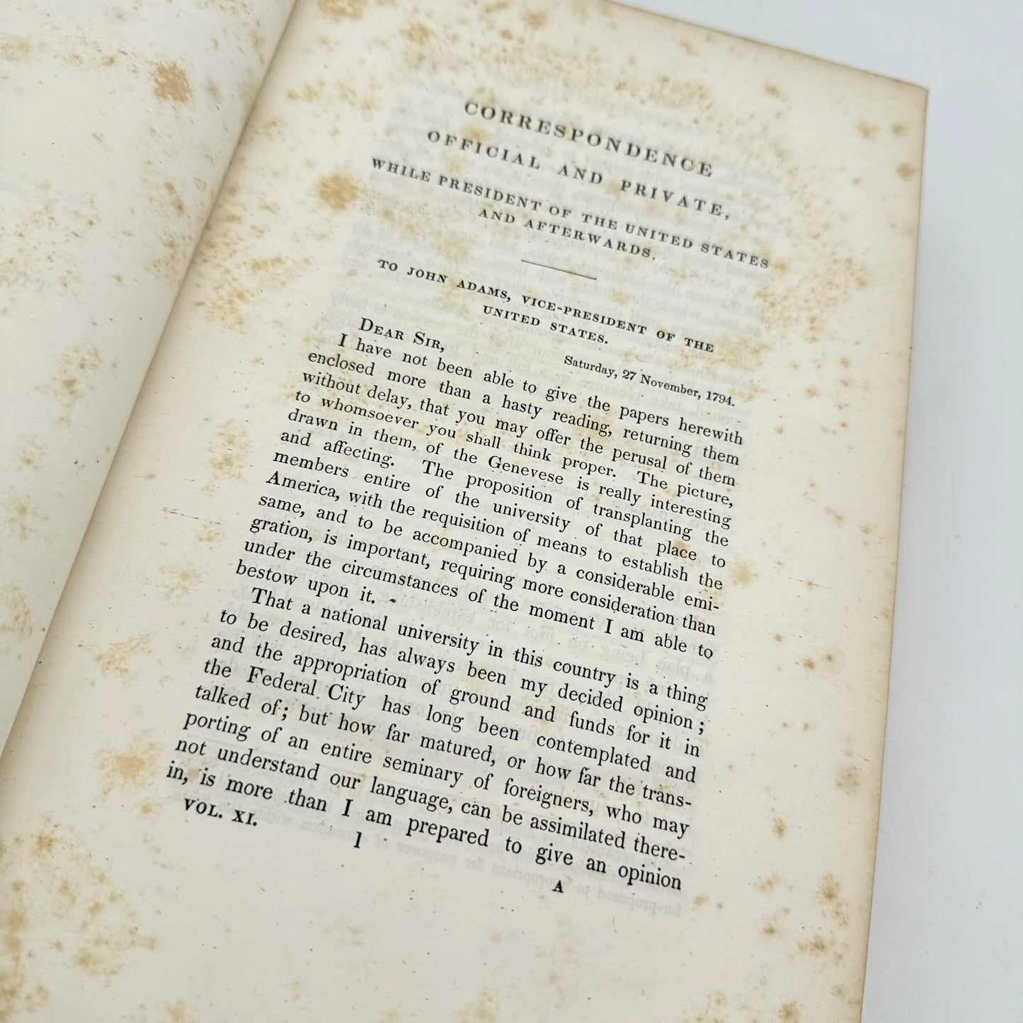 "The Writings of George Washington" by Jared Sparks