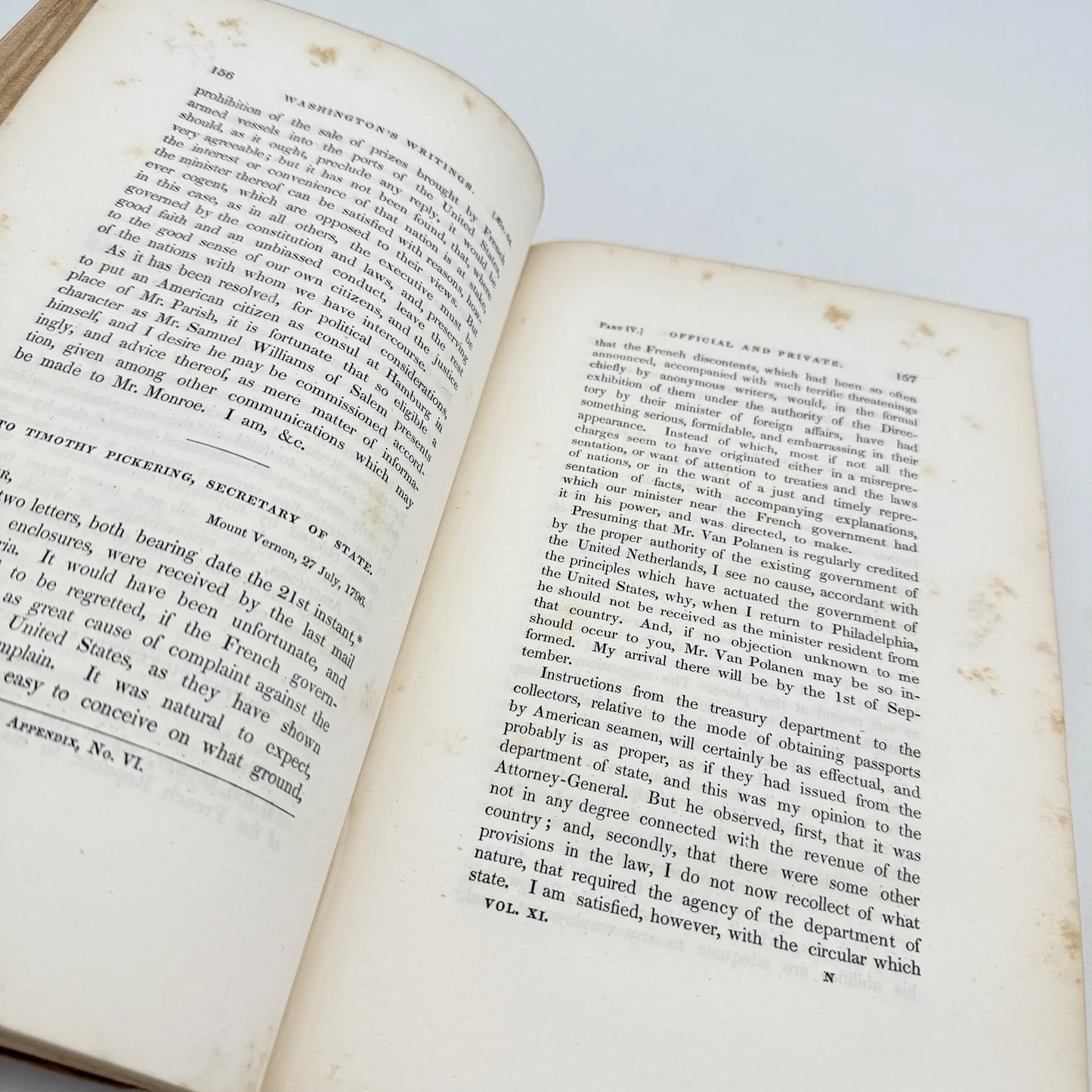 "The Writings of George Washington" by Jared Sparks