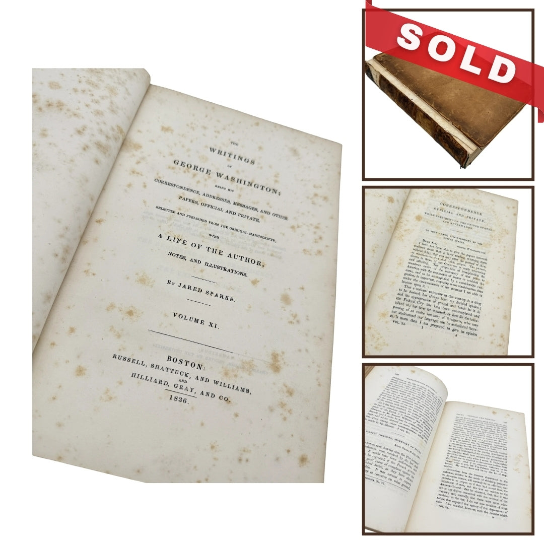 "The Writings of George Washington" by Jared Sparks