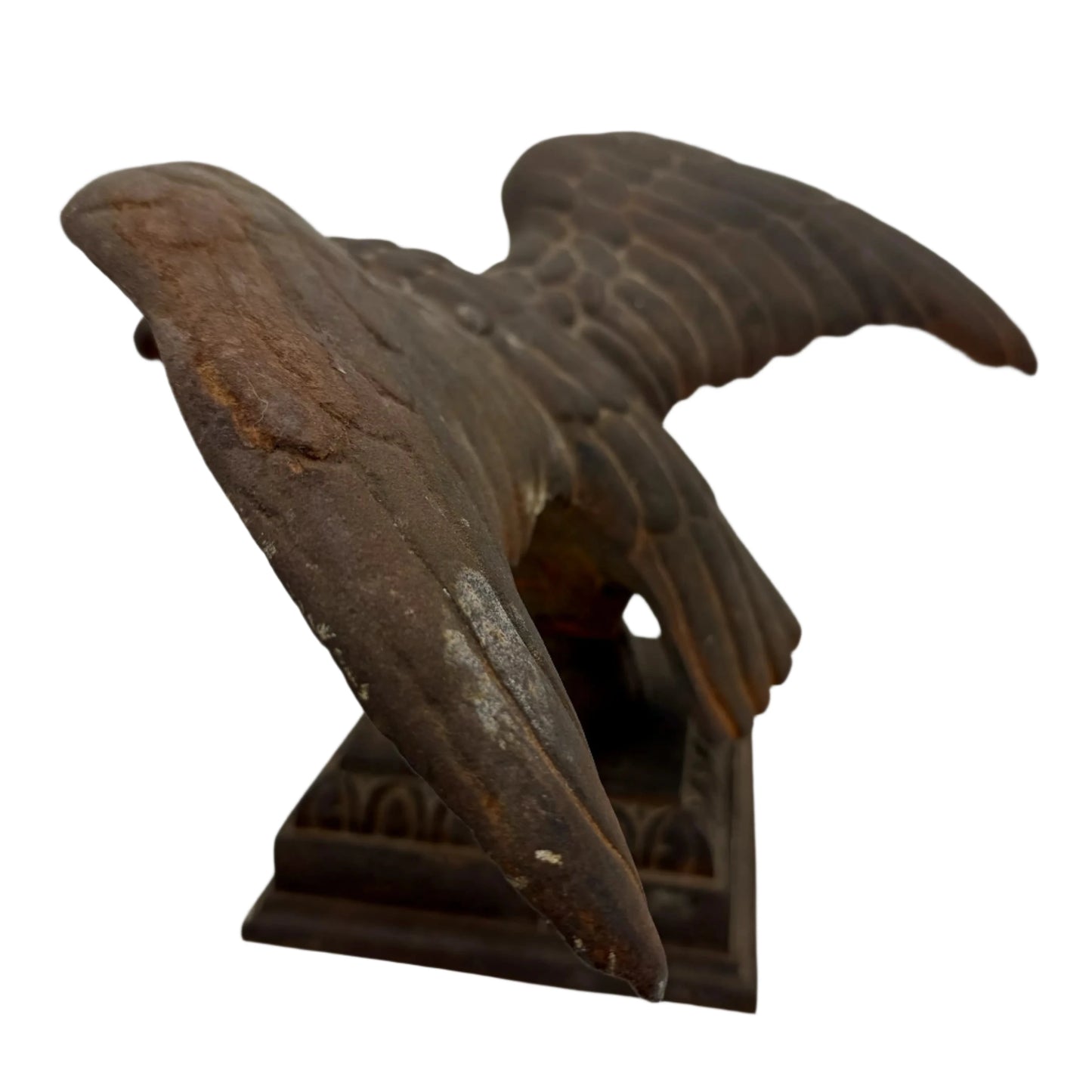 Back view of the Cast Iron Eagle from The History List store.