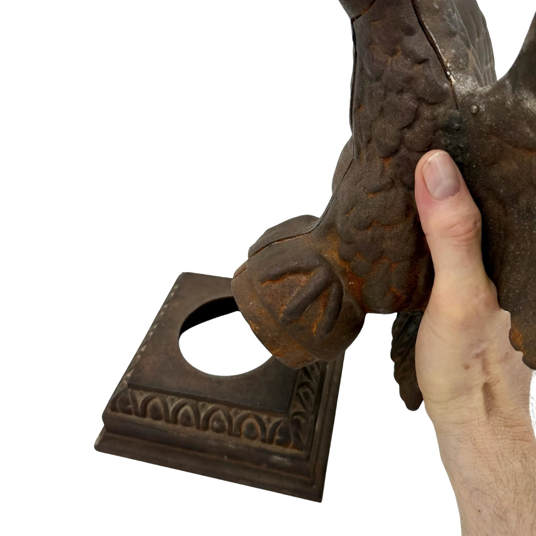 Bottom view of the Cast Iron Eagle from The History List store.