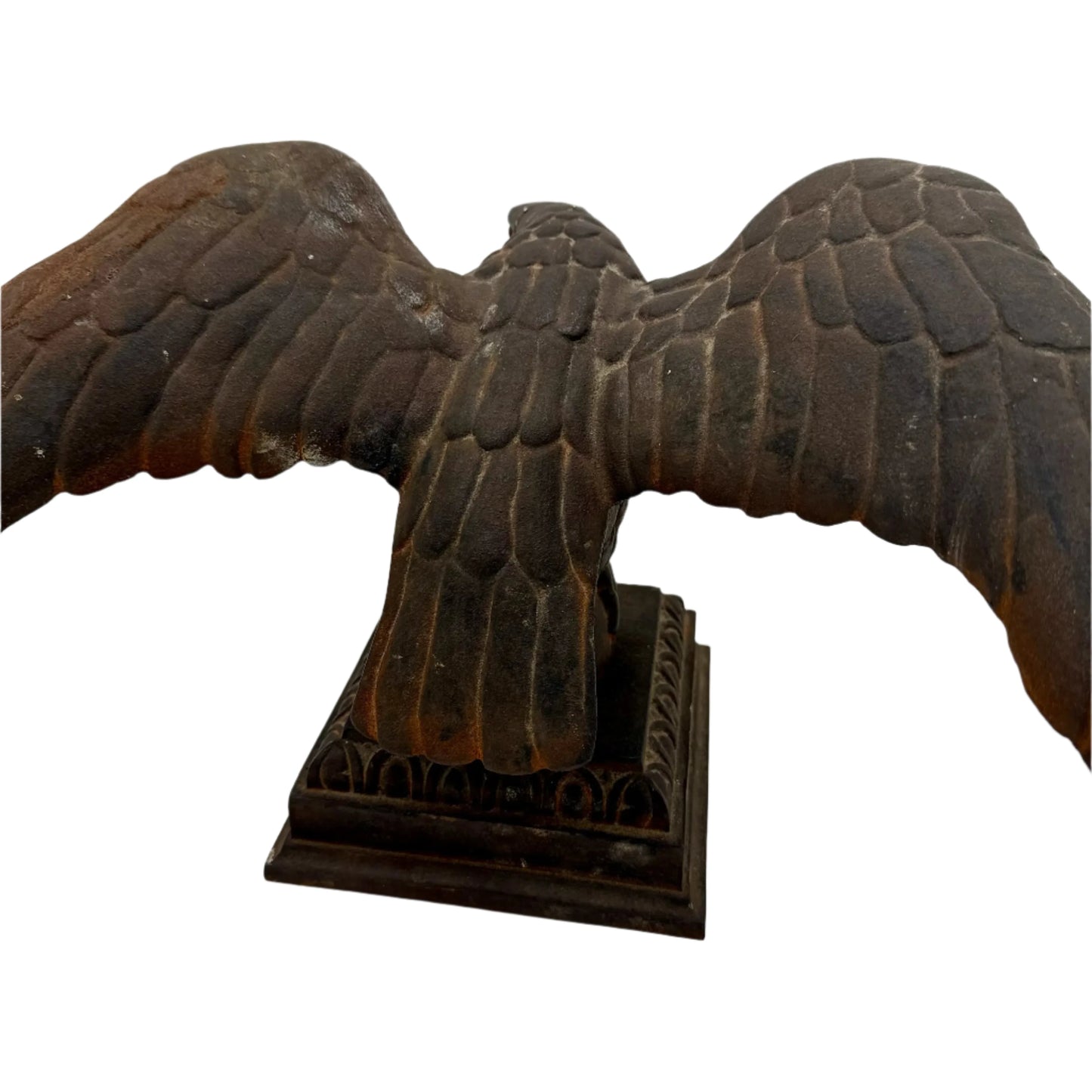 Back view of the Cast Iron Eagle from The History List store.