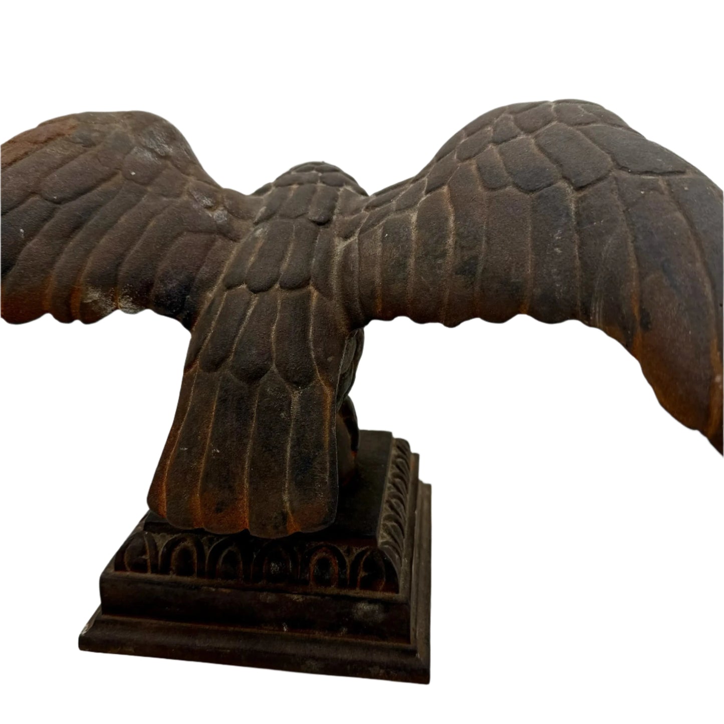 Back view of the Cast Iron Eagle from The History List store.