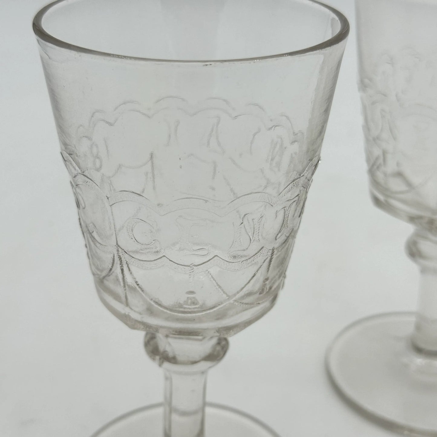 1876 Philadelphia World's Fair Centennial Exposition Glassware from Gillinder and Co.