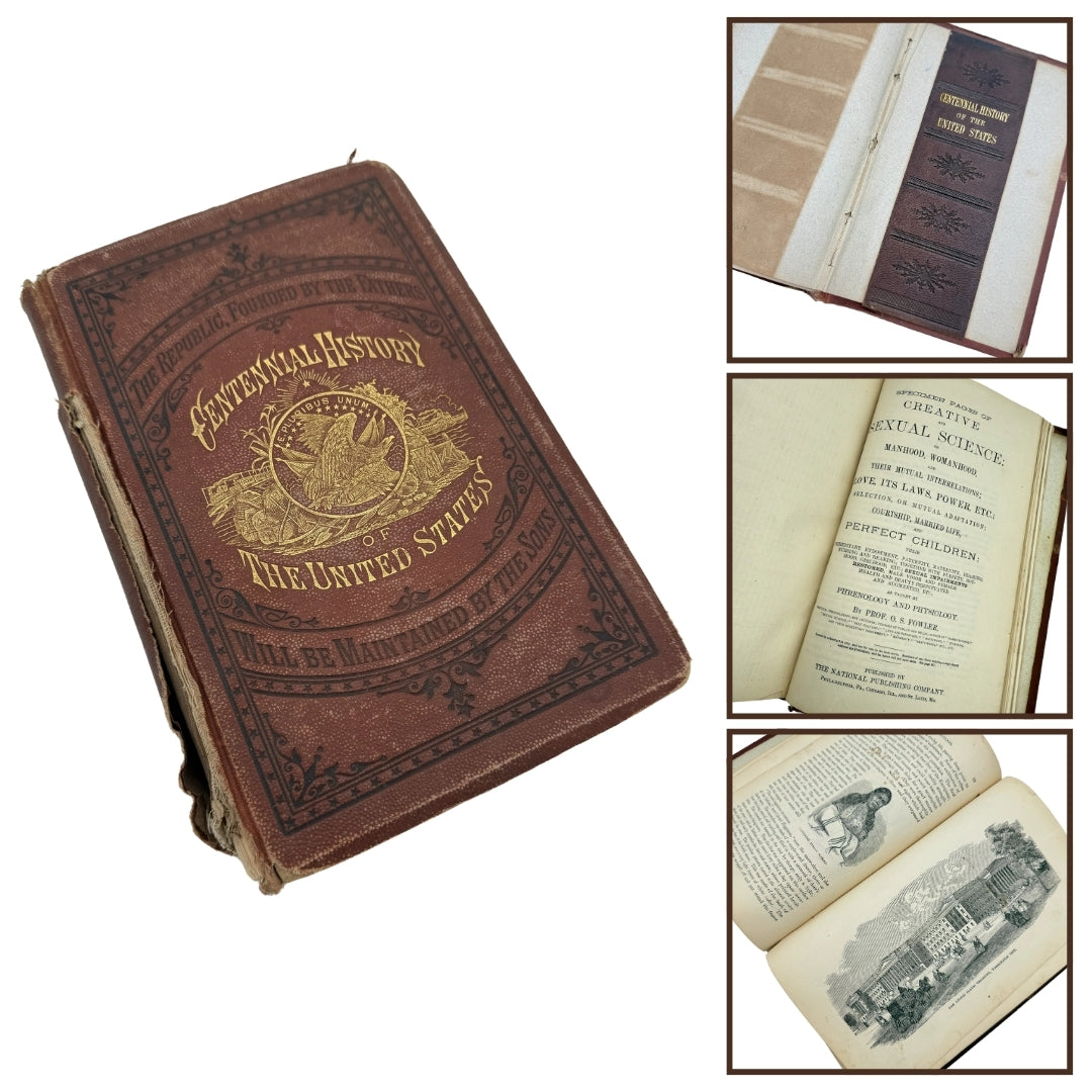 "Centennial History of the United States" by James Dabney McCabe — Salesman's copy