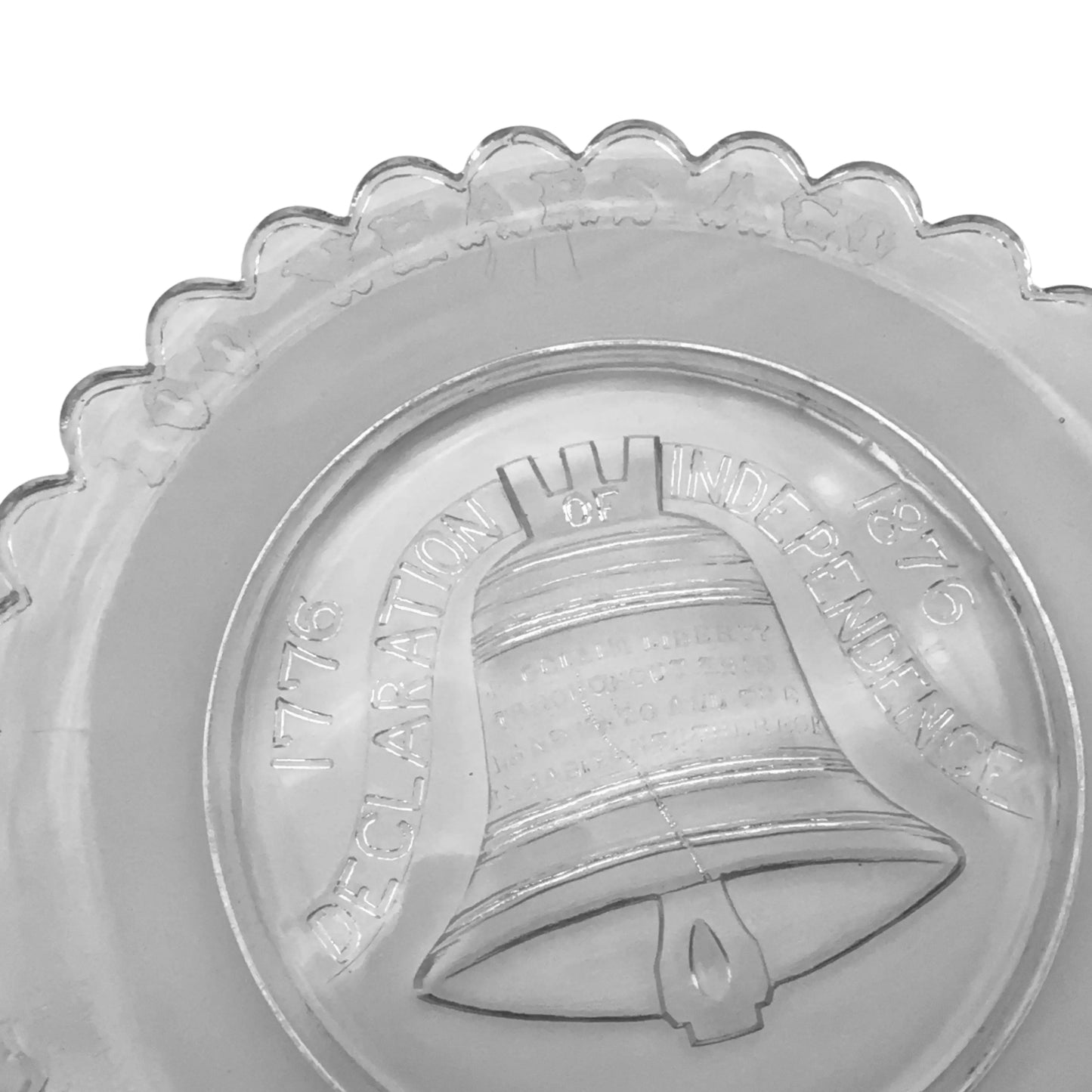 "1776 - 1876 Declaration of Independence - Liberty Bell" Centennial plate