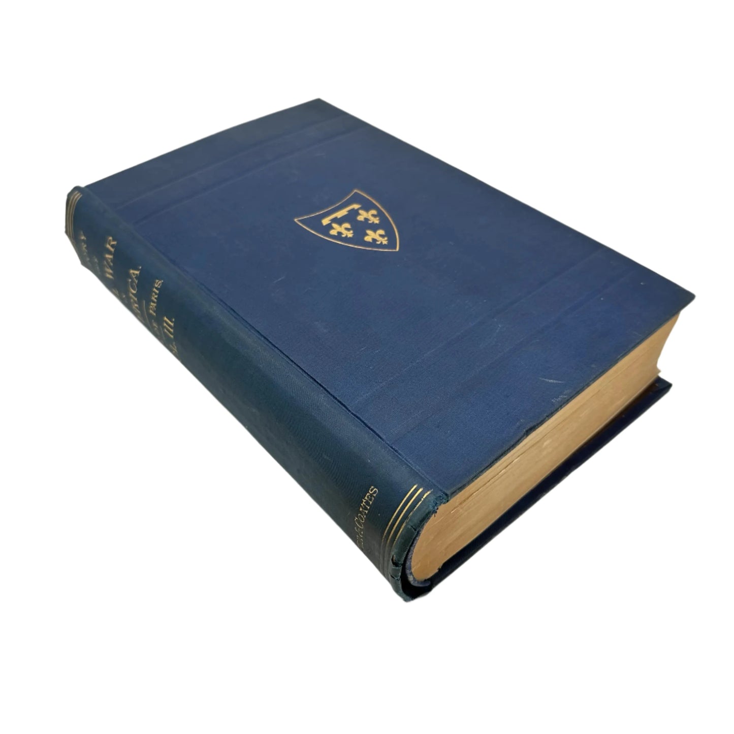 1875 "History of the Civil War in America" by Louis Philippe Albert, The Comte de Paris — Four volume set