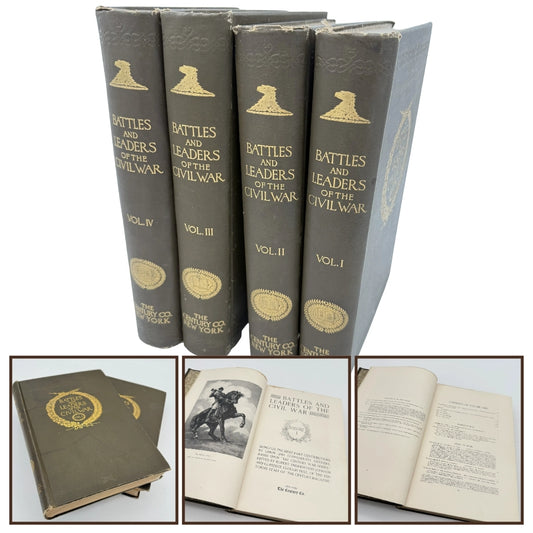 The Battles and the Leaders of the Civil War — Johnson and Buel — 1887 — Four volume set