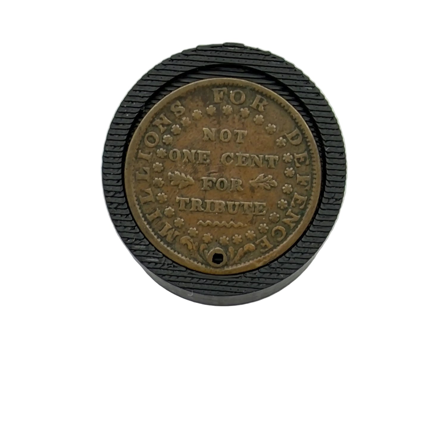 1841 Copper Coin — “Millions for Defence, Not One Cent for Tribute”