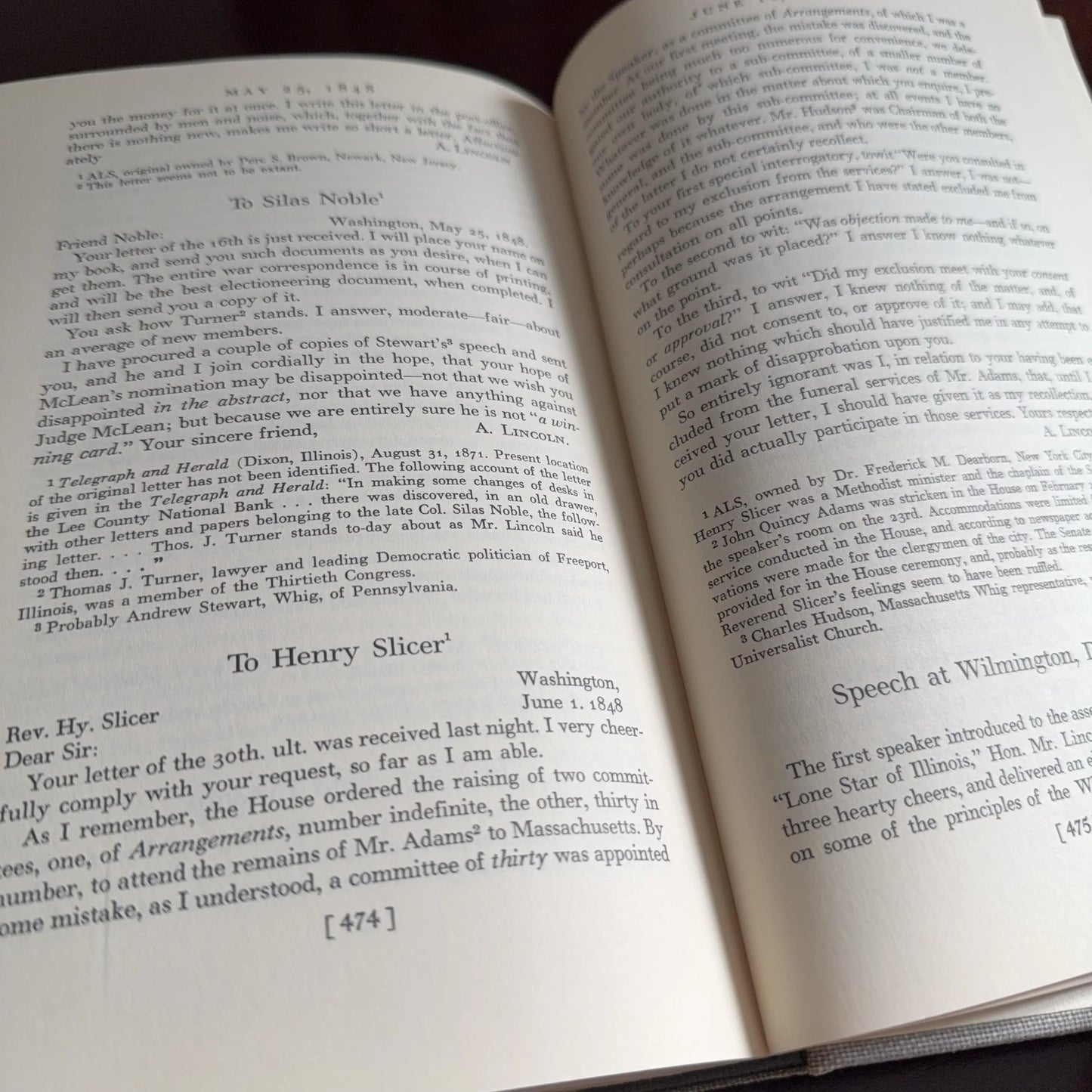 "The Collected Works of Lincoln" by Roy B. Basler — 8 Volume set, plus index — 1955