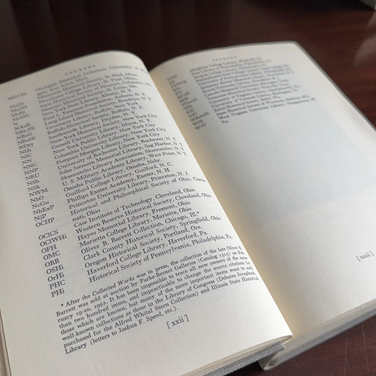 "The Collected Works of Lincoln" by Roy B. Basler — 8 Volume set, plus index — 1955