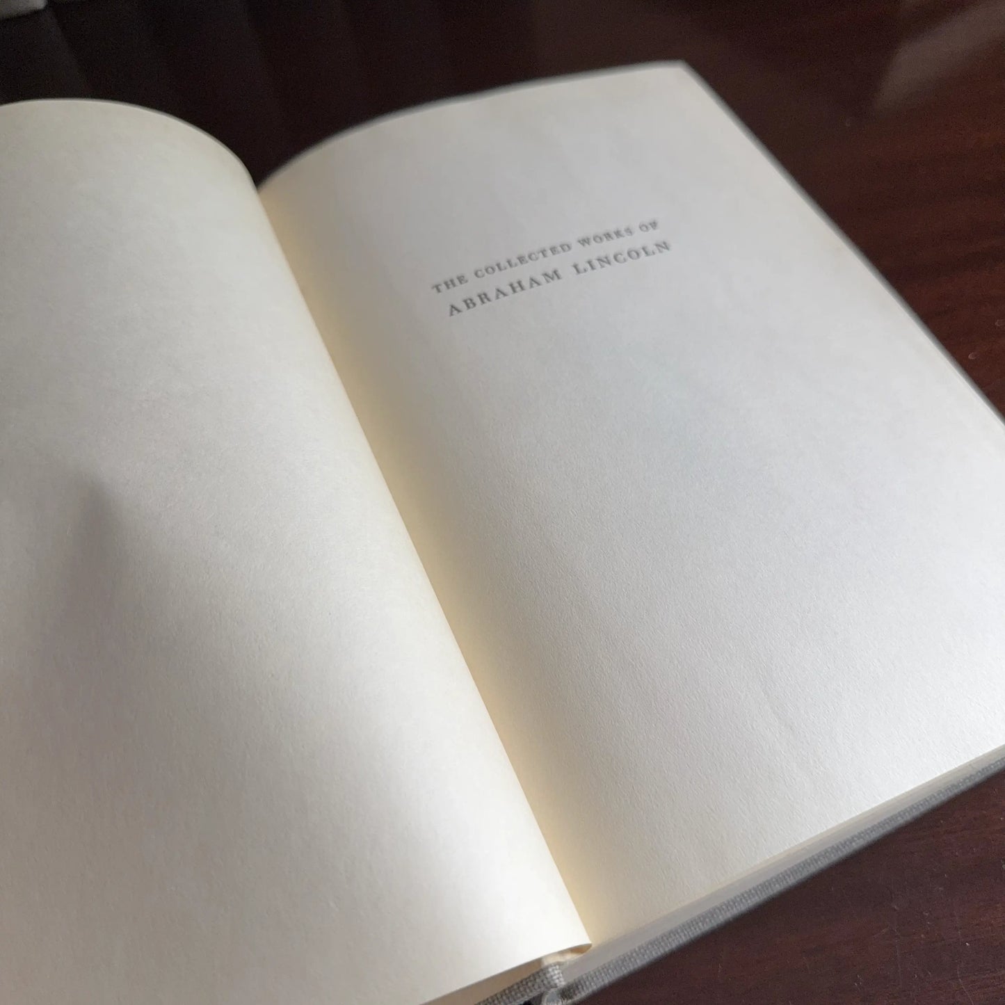 "The Collected Works of Lincoln" by Roy B. Basler — 8 Volume set, plus index — 1955