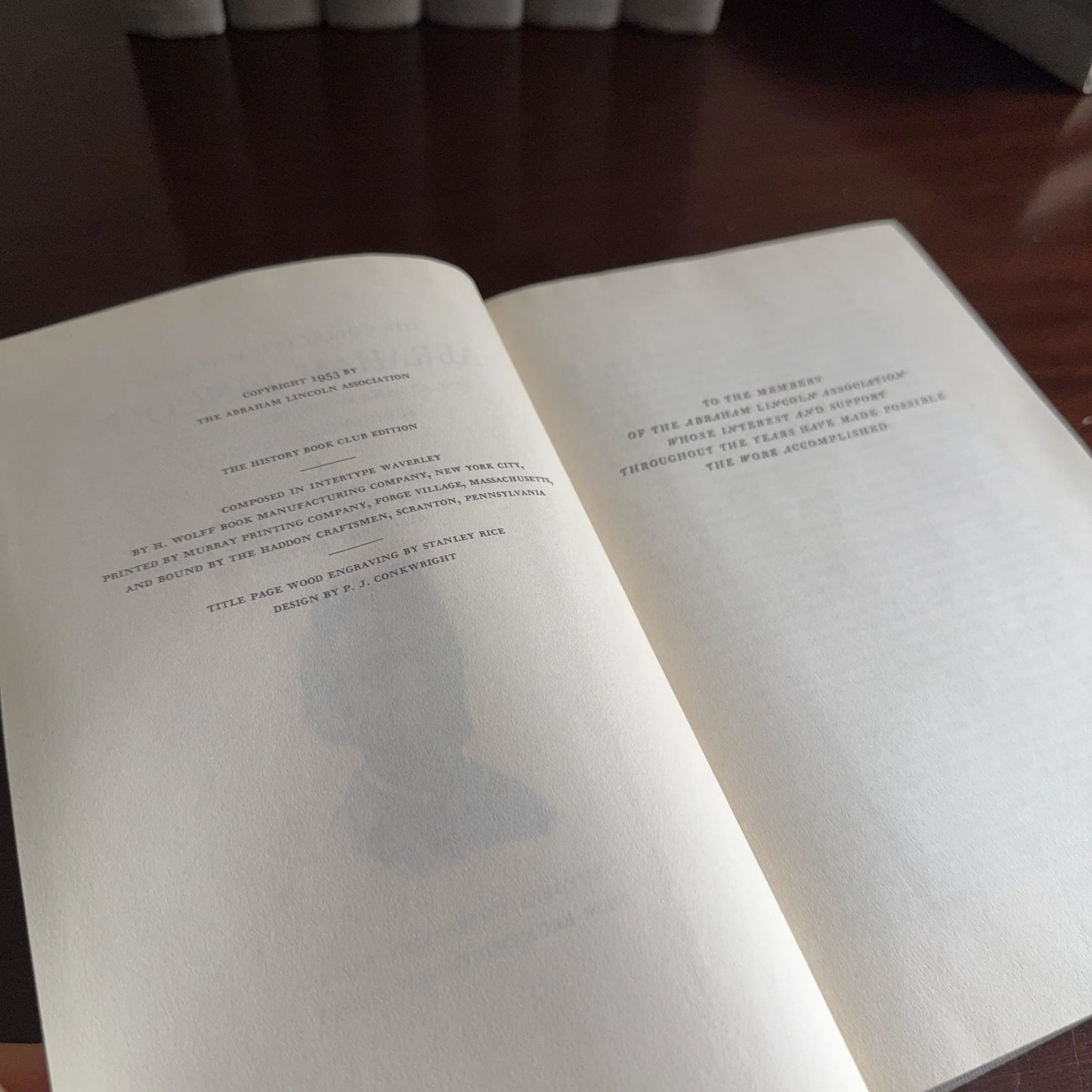 "The Collected Works of Lincoln" by Roy B. Basler — 8 Volume set, plus index — 1955