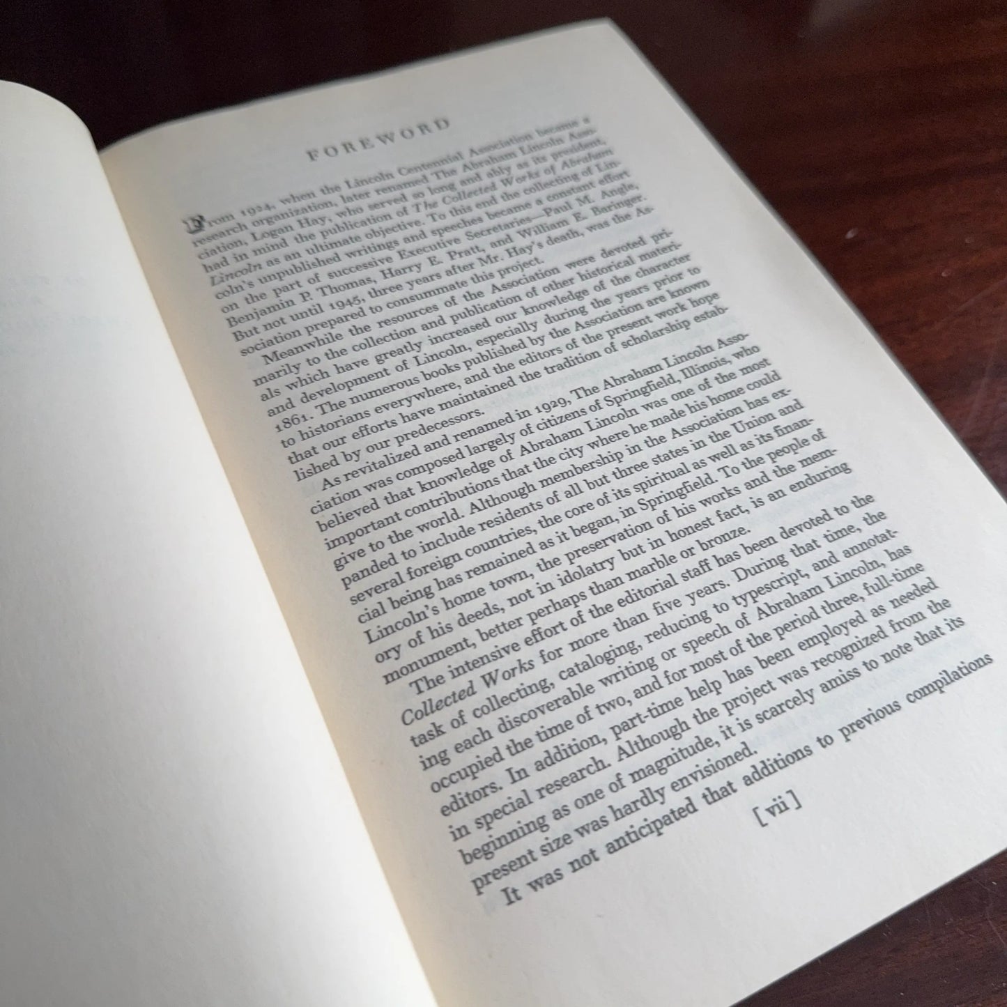 "The Collected Works of Lincoln" by Roy B. Basler — 8 Volume set, plus index — 1955